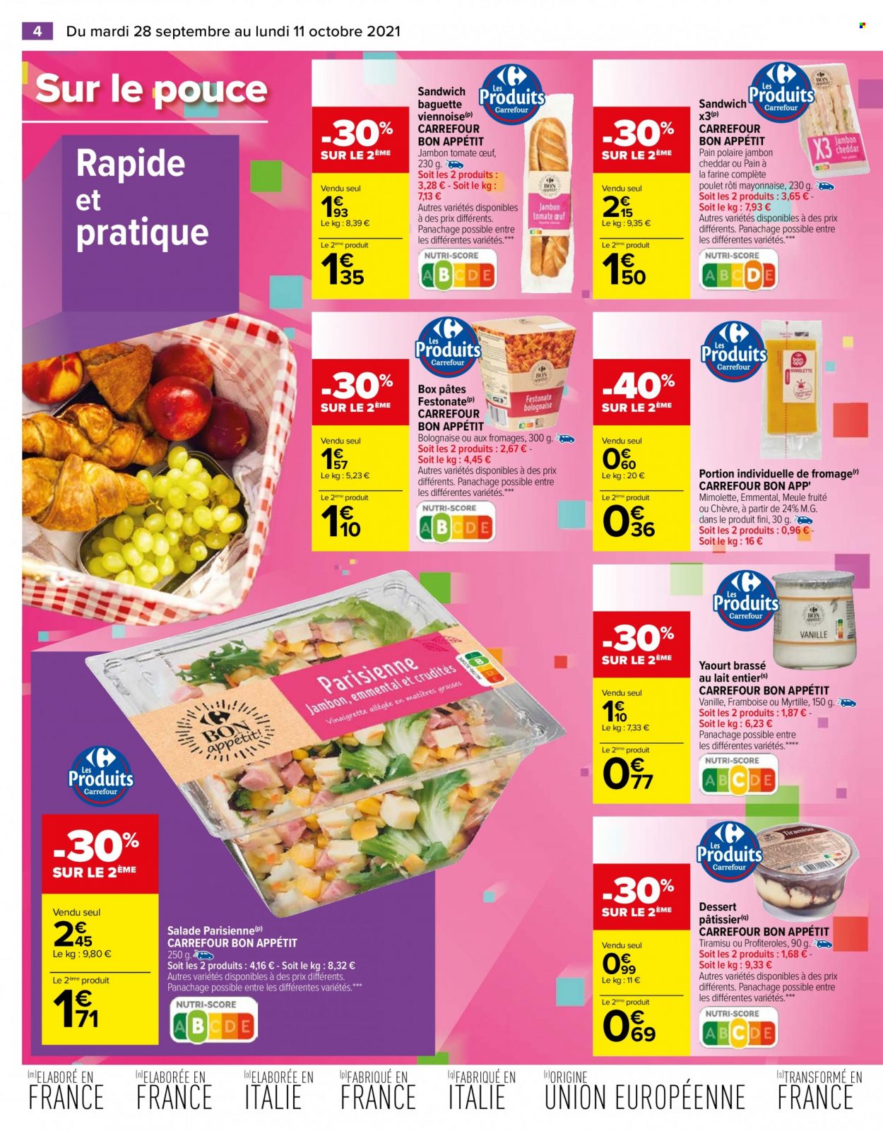Catalogue Carrefour Hypermarchés - 28/09/2021 - 11/10/2021. Page 4