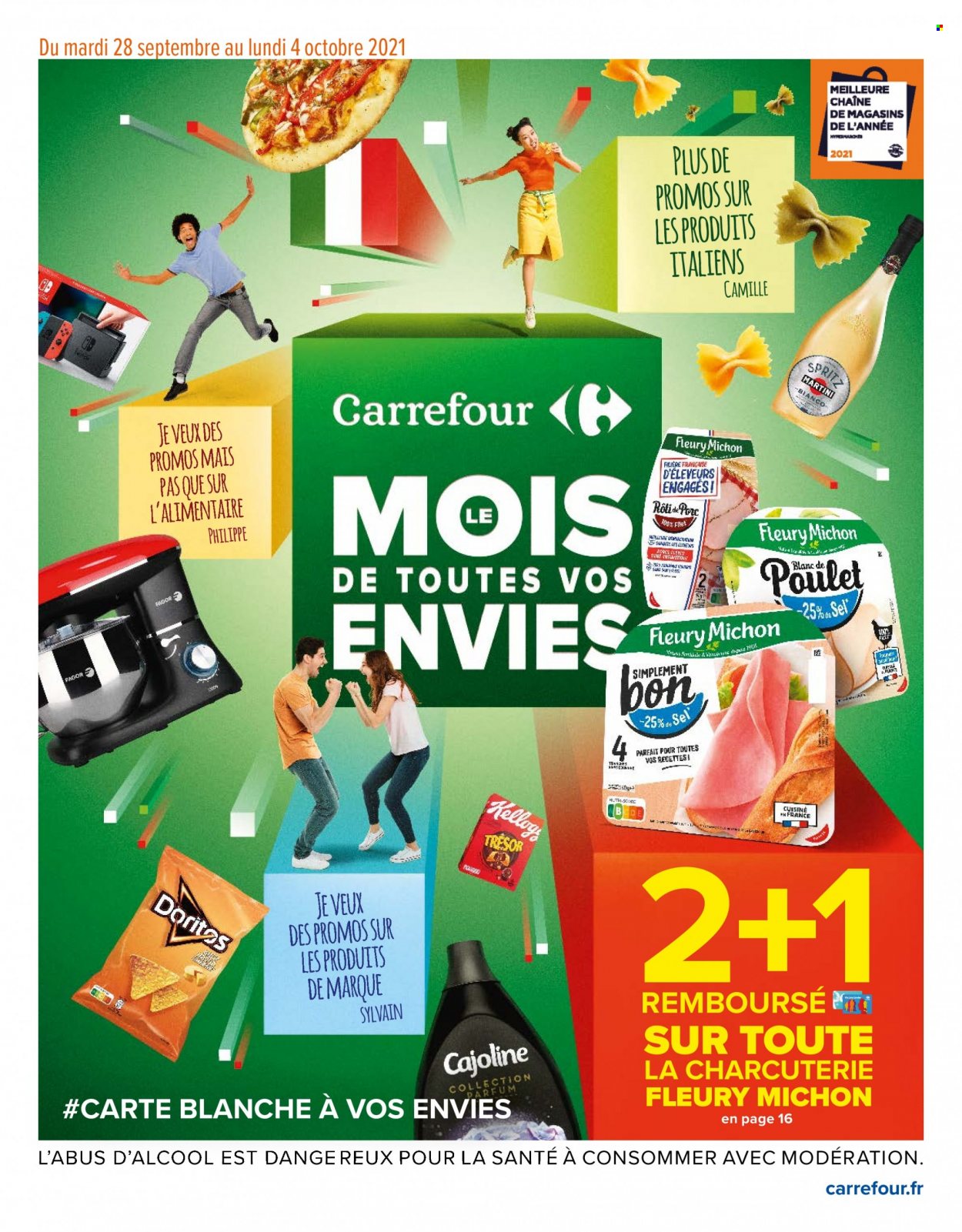 Catalogue Carrefour Hypermarchés - 28/09/2021 - 04/10/2021. Page 1
