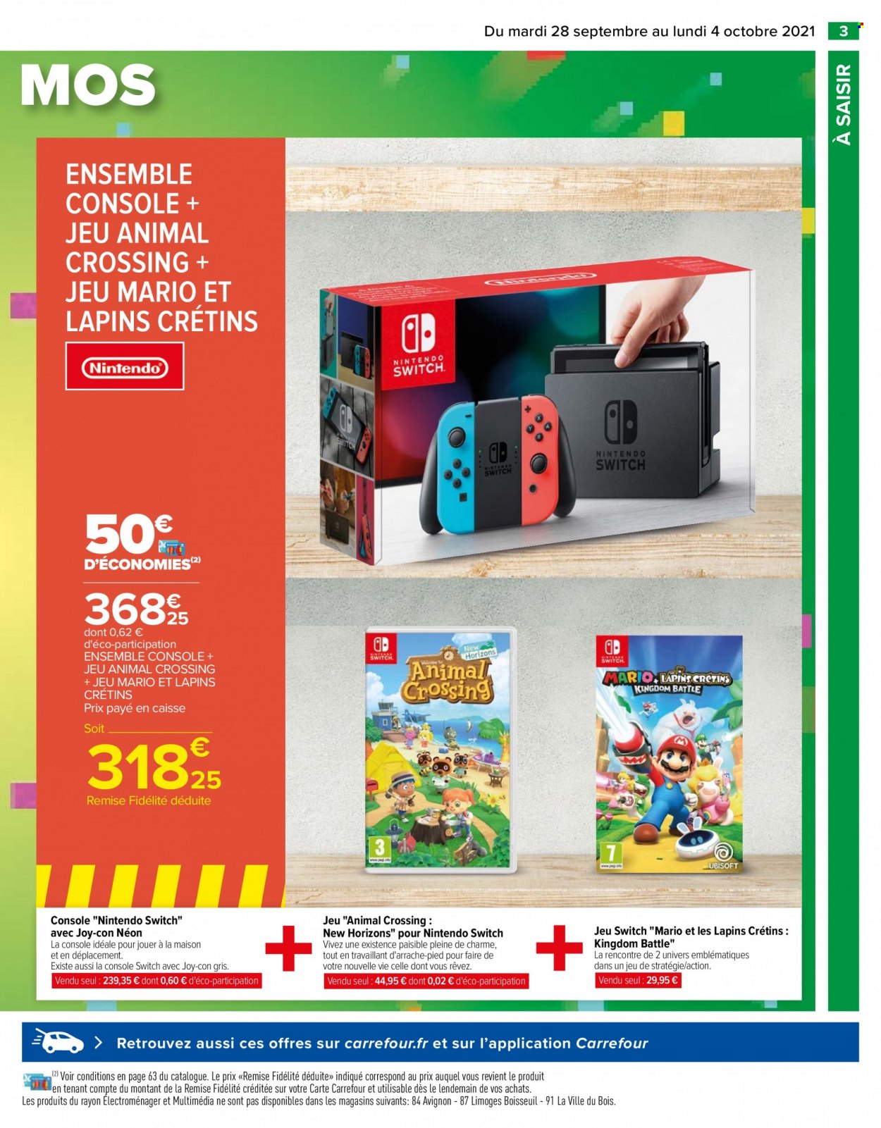 Catalogue Carrefour Hypermarchés - 28/09/2021 - 04/10/2021. Page 3
