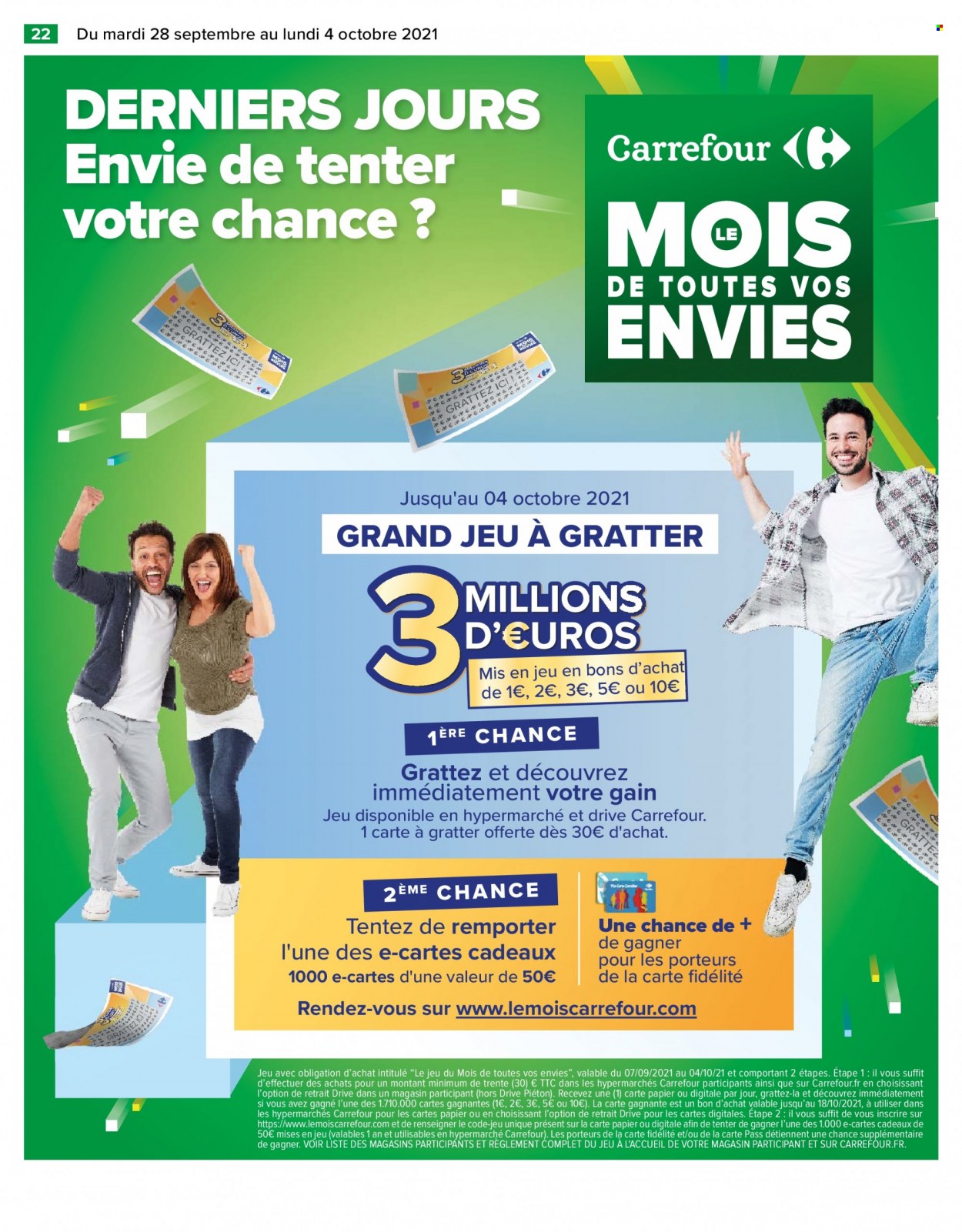 Catalogue Carrefour Hypermarchés - 28/09/2021 - 04/10/2021. Page 22