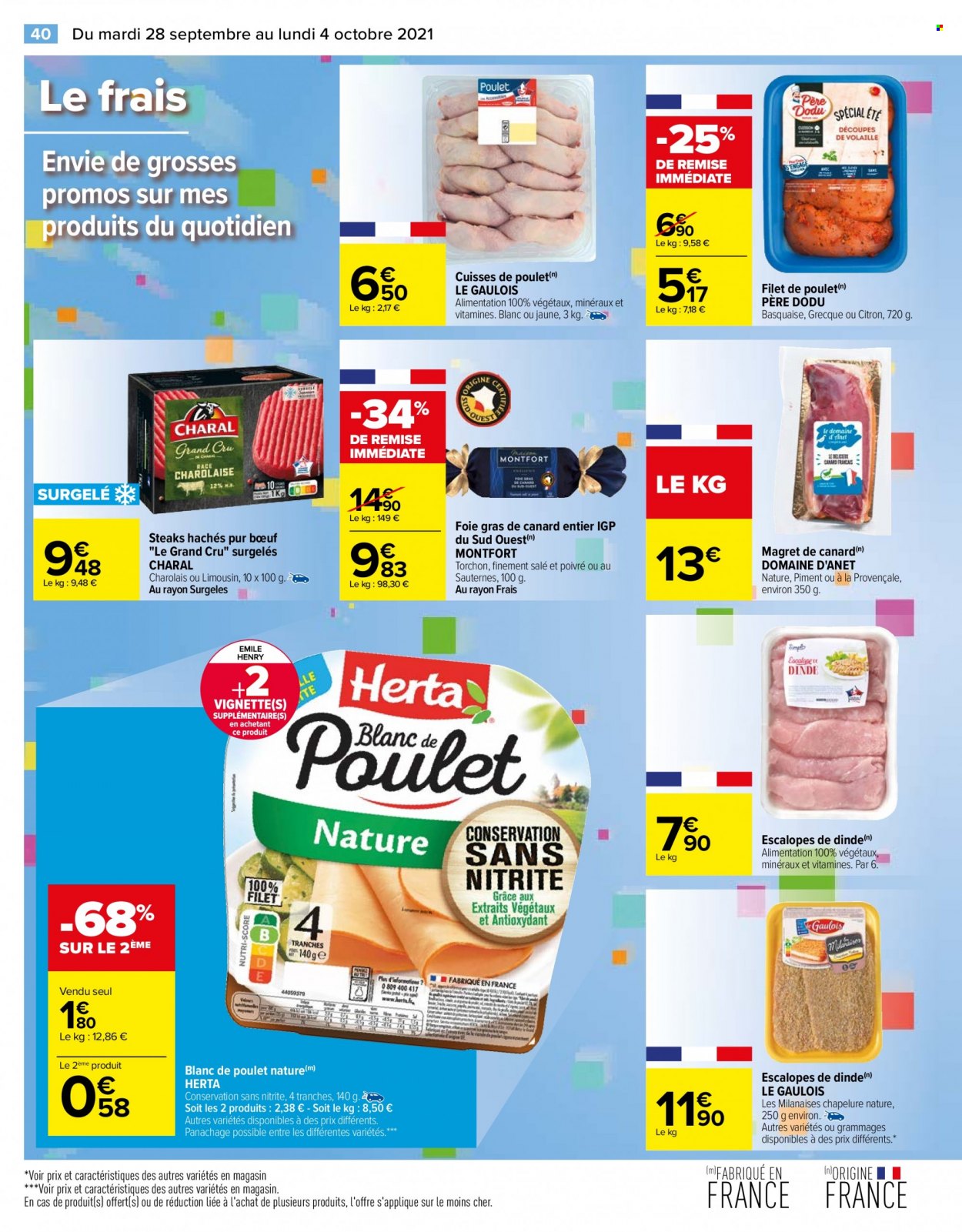 Catalogue Carrefour Hypermarchés - 28/09/2021 - 04/10/2021. Page 40