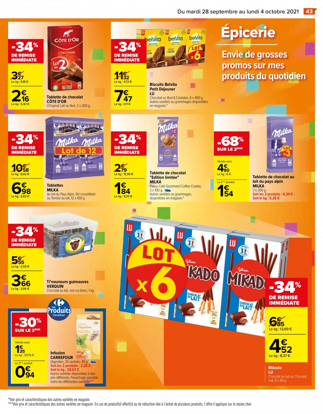 Catalogue Carrefour Hypermarchés - 28/09/2021 - 04/10/2021. Page 43