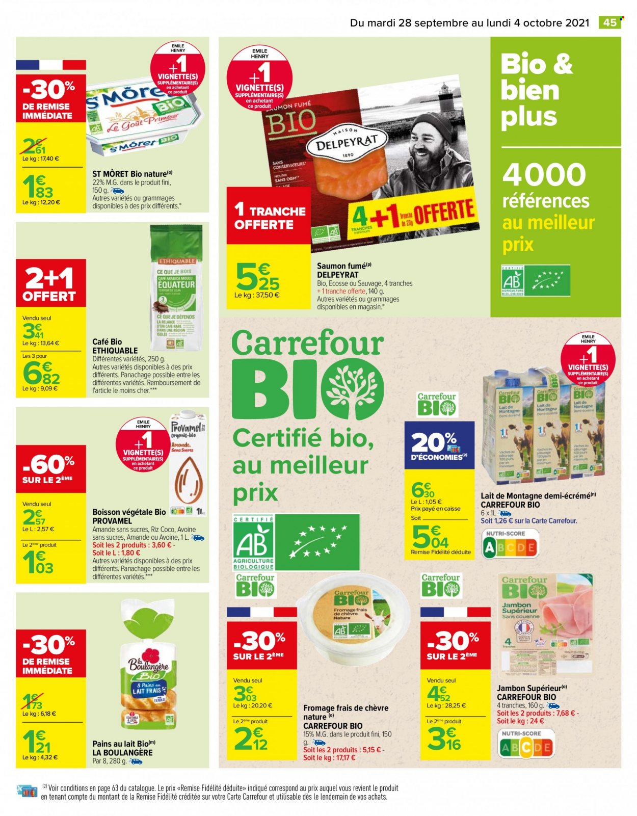 Catalogue Carrefour Hypermarchés - 28/09/2021 - 04/10/2021. Page 45