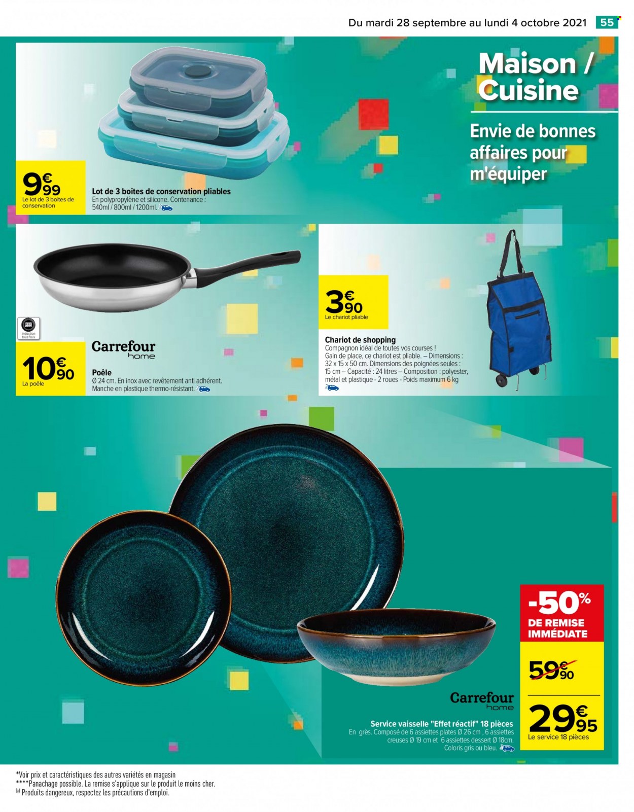 Catalogue Carrefour Hypermarchés - 28/09/2021 - 04/10/2021. Page 56