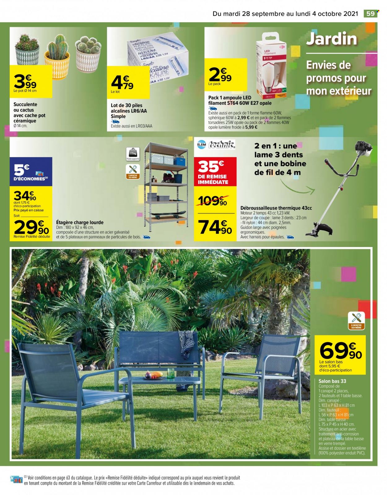 Catalogue Carrefour Hypermarchés - 28/09/2021 - 04/10/2021. Page 60