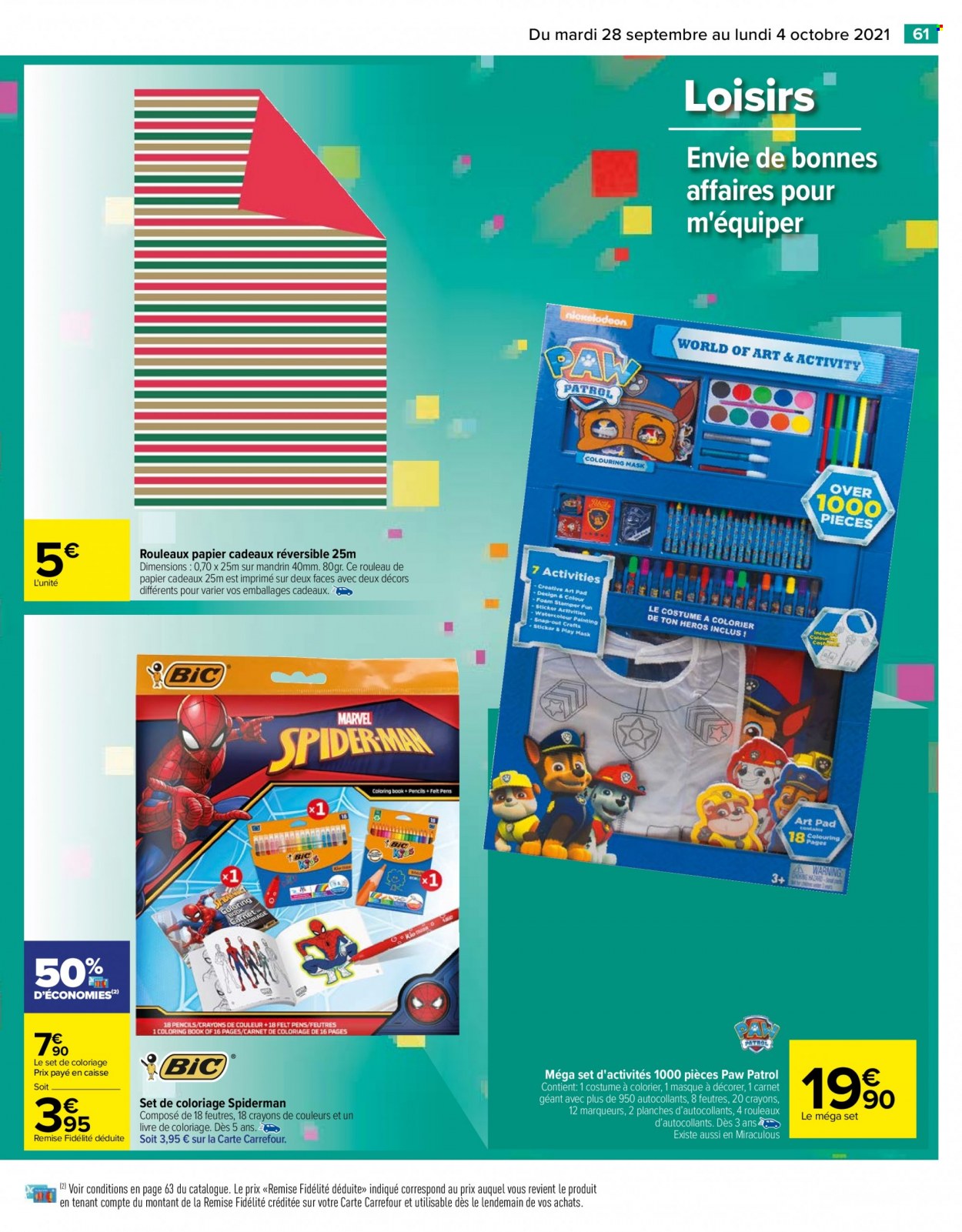 Catalogue Carrefour Hypermarchés - 28/09/2021 - 04/10/2021. Page 62