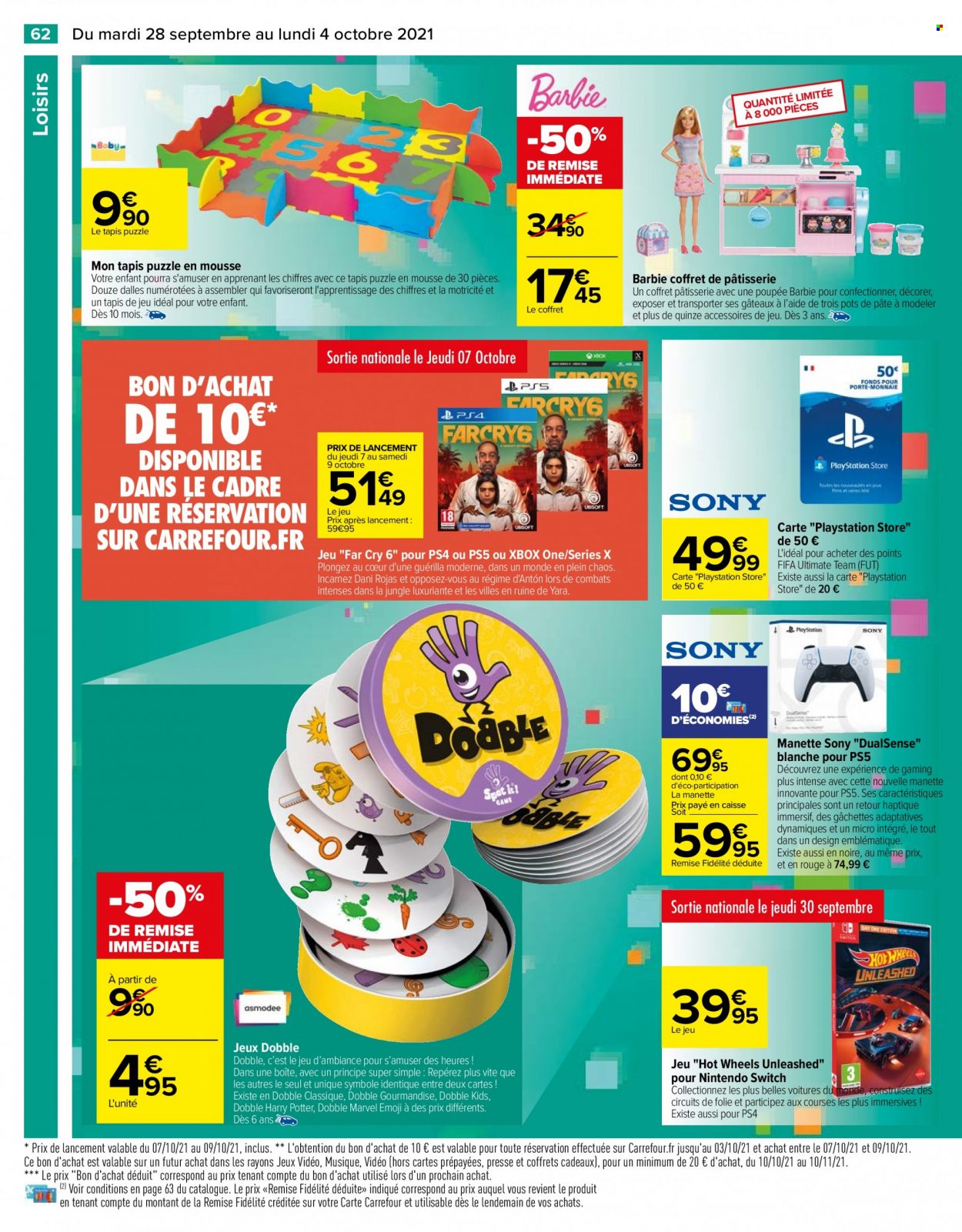 Catalogue Carrefour Hypermarchés - 28/09/2021 - 04/10/2021. Page 63