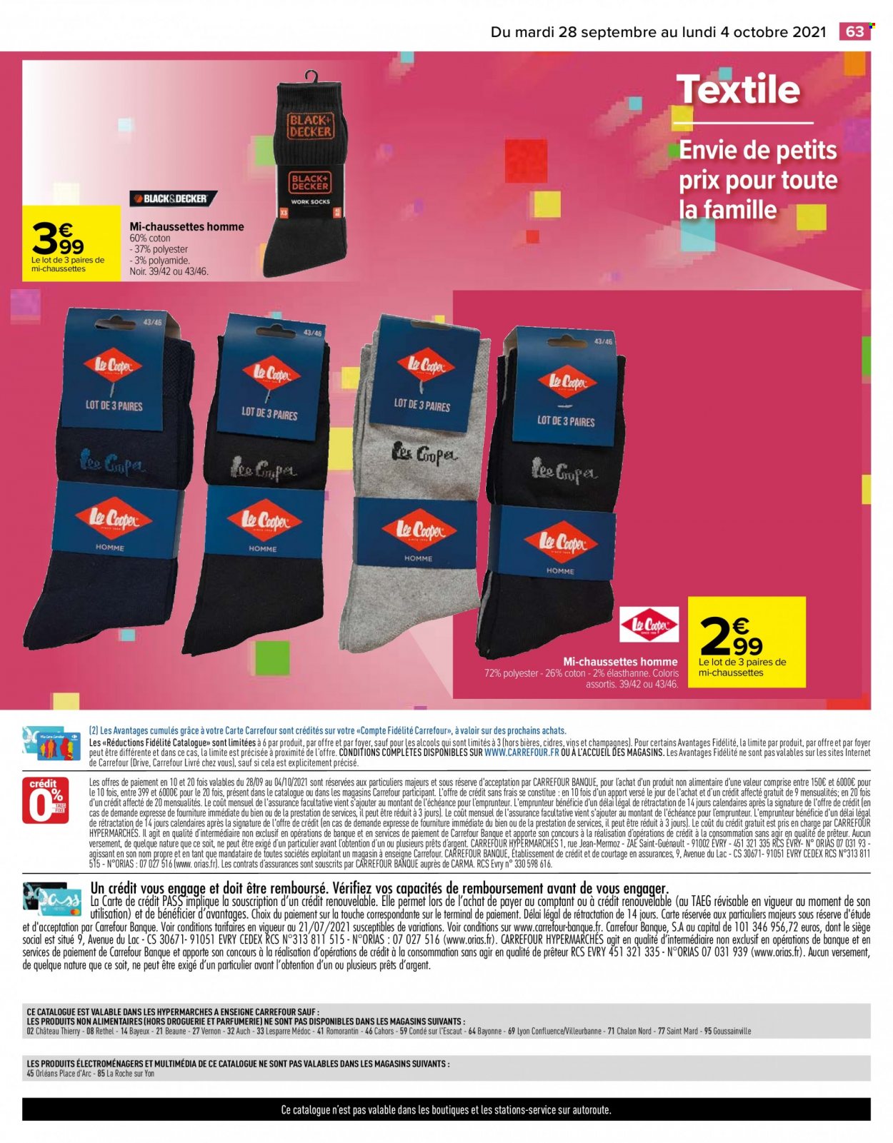 Catalogue Carrefour Hypermarchés - 28/09/2021 - 04/10/2021. Page 64