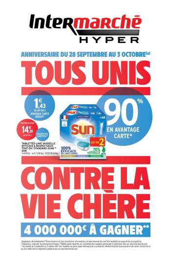 Catalogue Intermarché Hyper - 28/09/2021 - 03/10/2021.