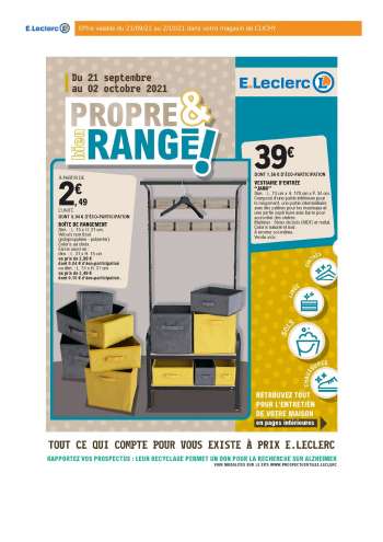Catalogue E.Leclerc - 21/09/2021 - 02/10/2021.
