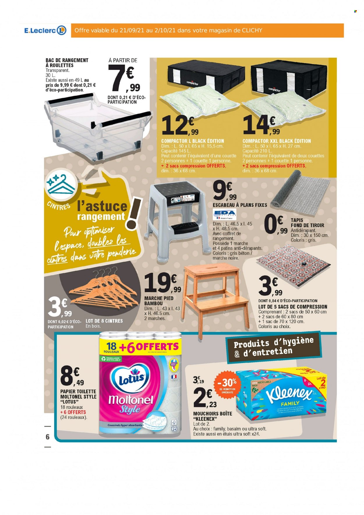 Catalogue E.Leclerc - 21/09/2021 - 02/10/2021. Page 6