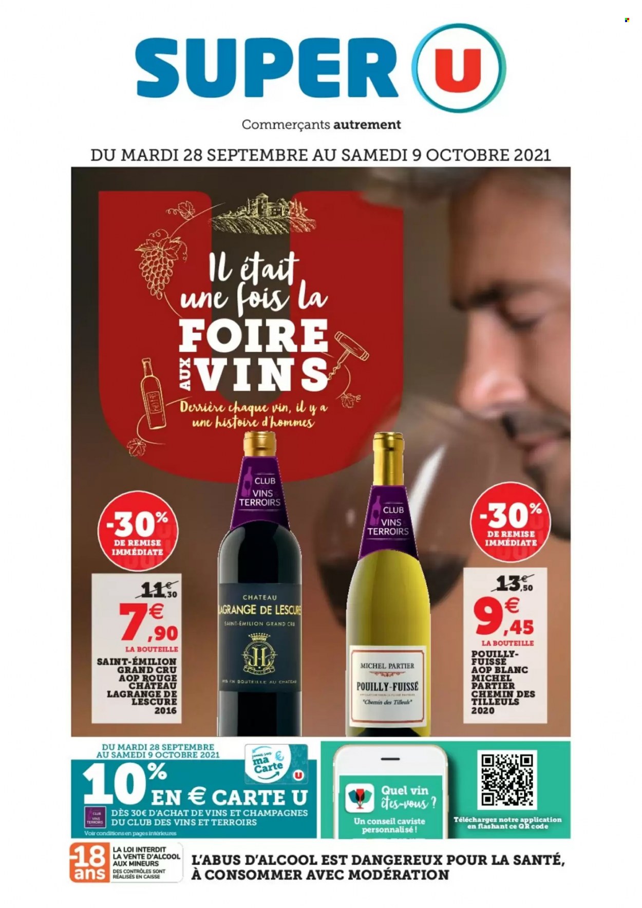 Catalogue SUPER U - 28/09/2021 - 09/10/2021. Page 1
