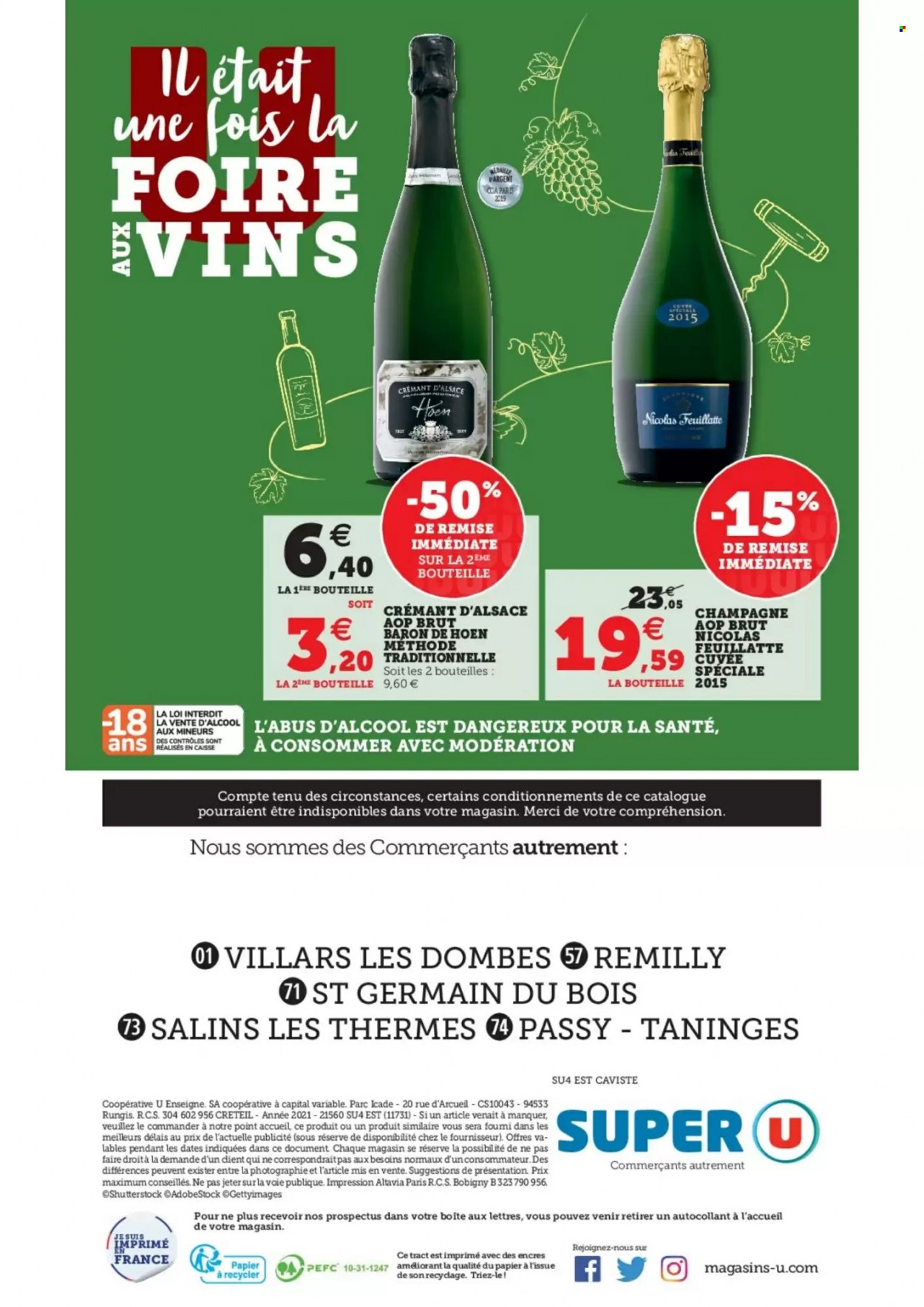 Catalogue SUPER U - 28/09/2021 - 09/10/2021. Page 60
