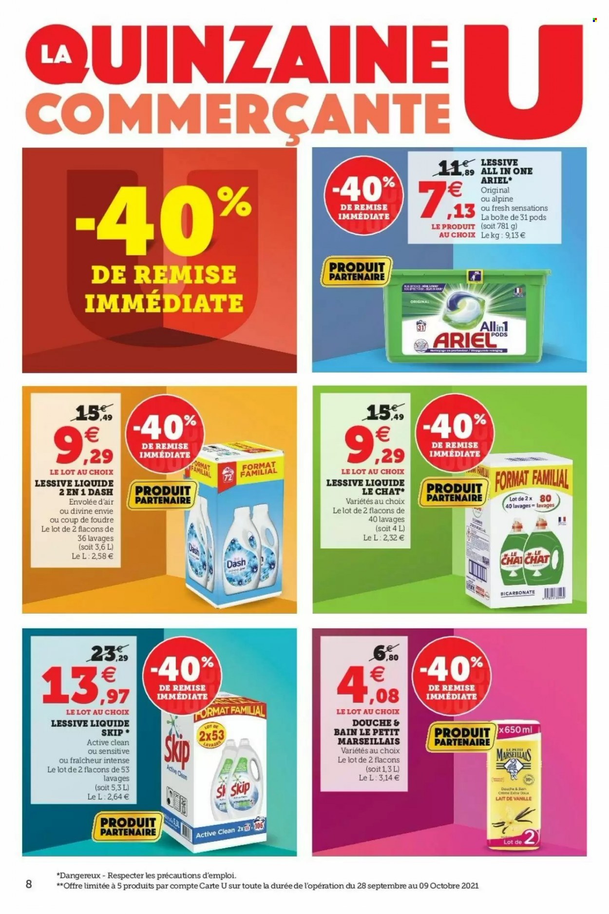 Catalogue SUPER U - 28/09/2021 - 09/10/2021. Page 8