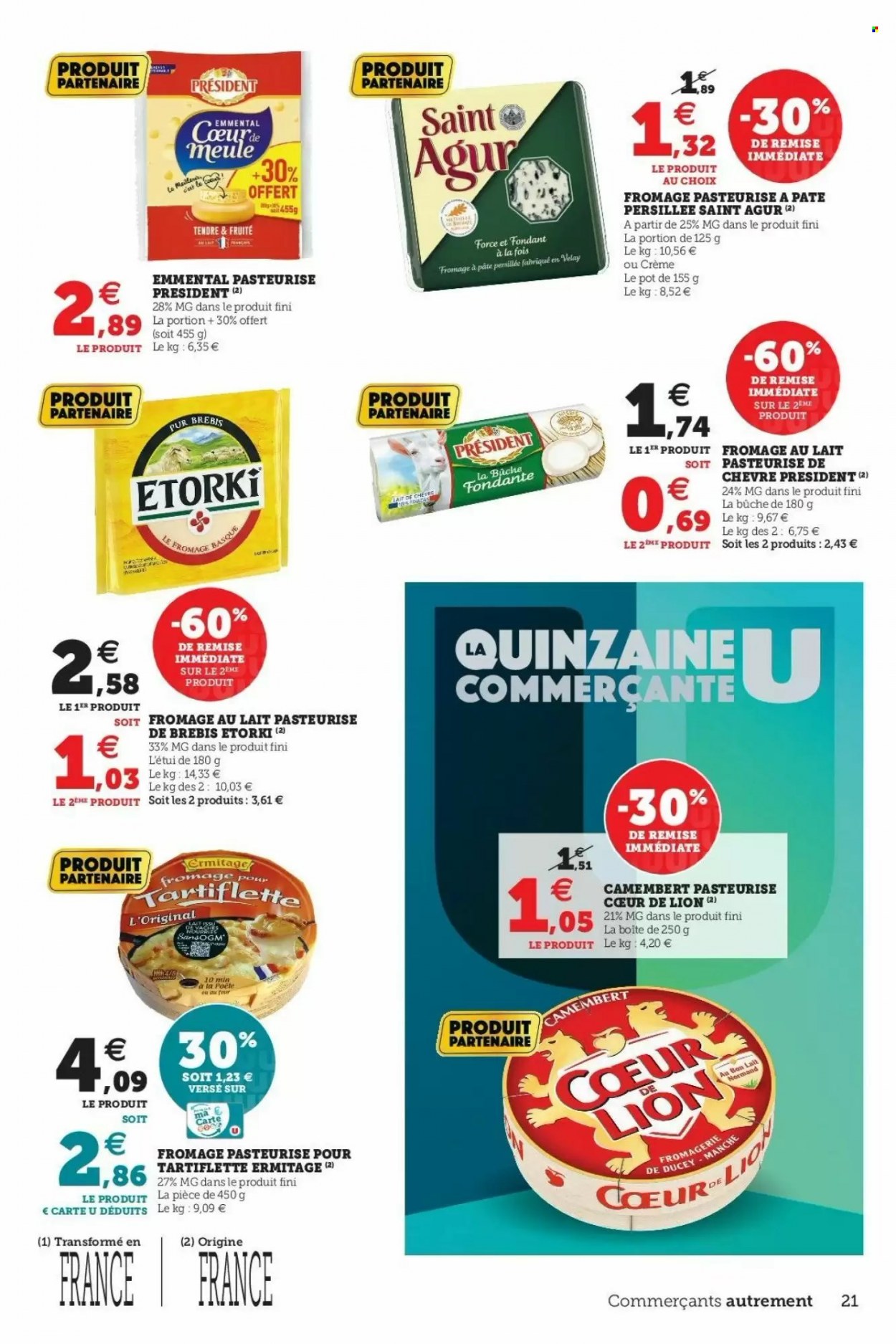 Catalogue SUPER U - 28/09/2021 - 09/10/2021. Page 21