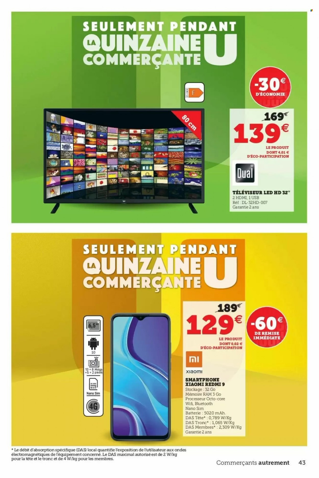 Catalogue SUPER U - 28/09/2021 - 09/10/2021. Page 43