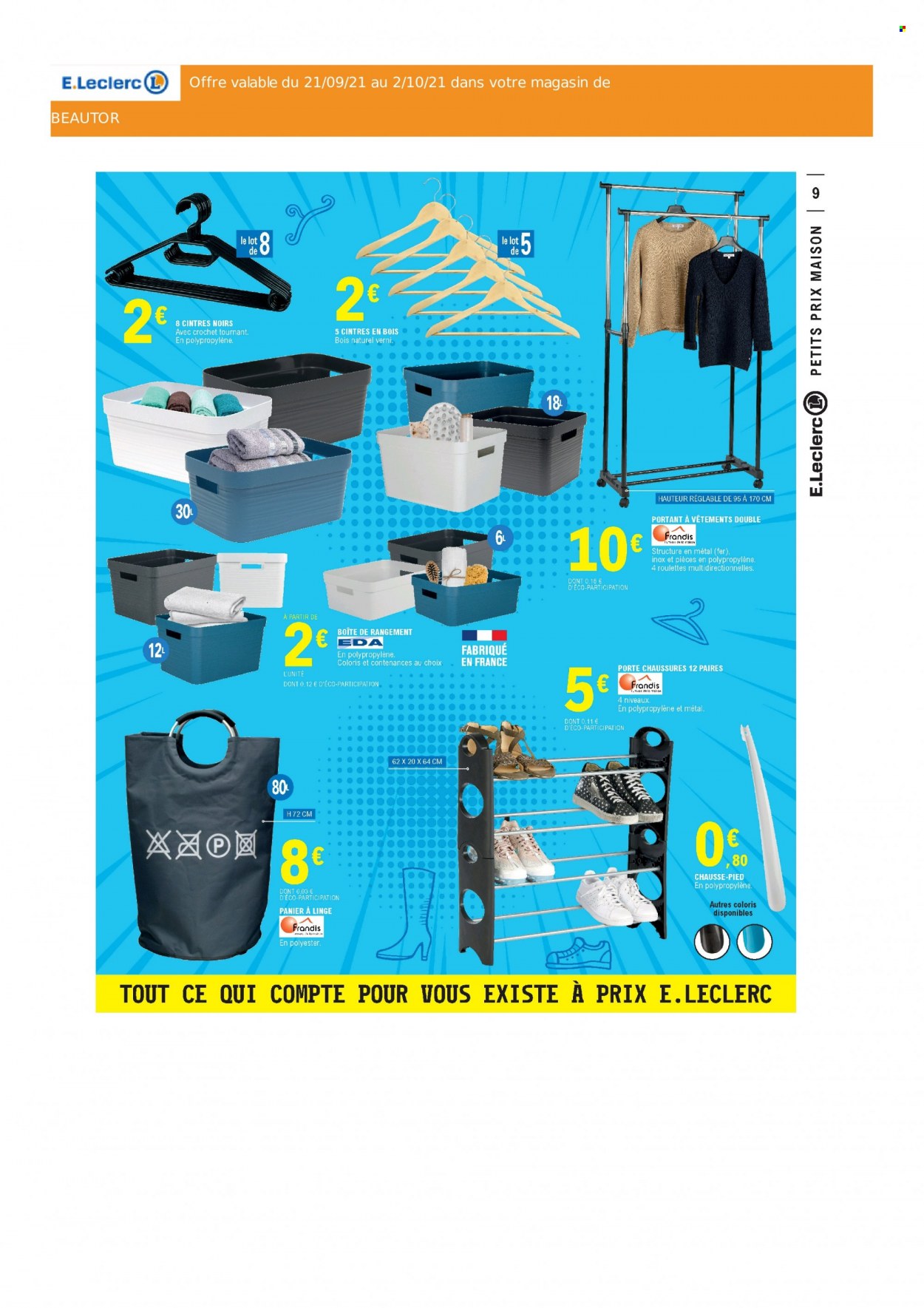 Catalogue E.Leclerc - 21/09/2021 - 02/10/2021. Page 9