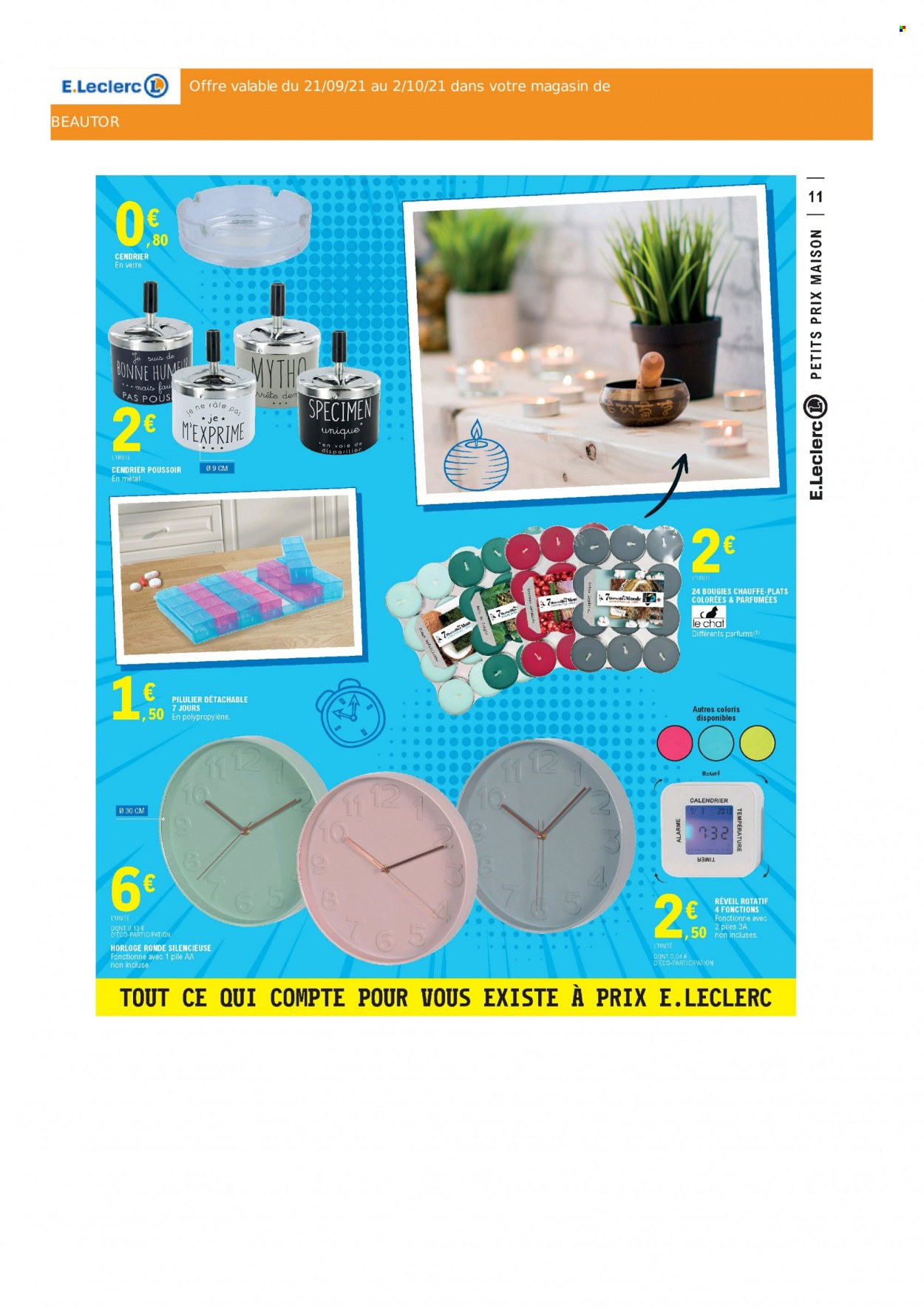 Catalogue E.Leclerc - 21/09/2021 - 02/10/2021. Page 11