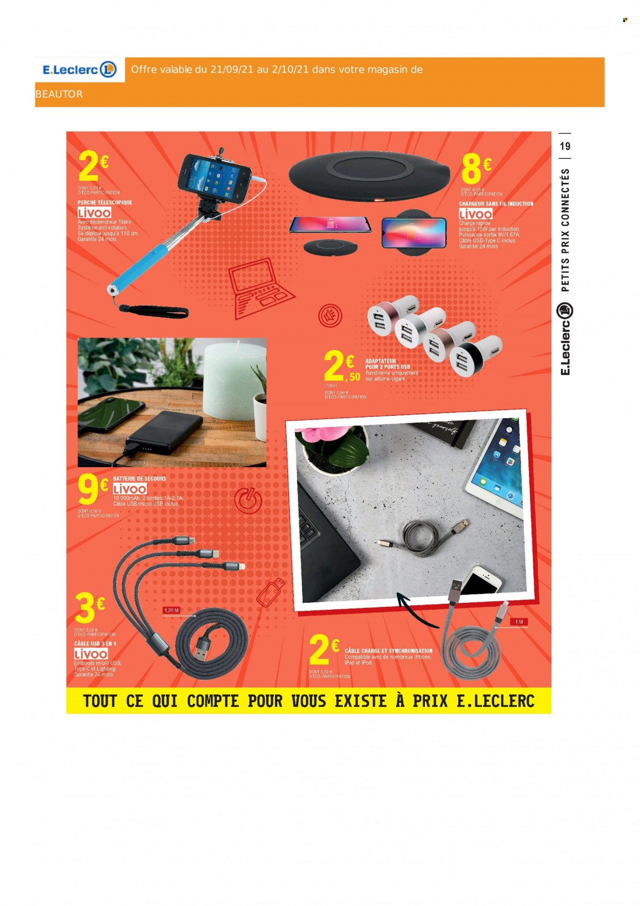 Catalogue E.Leclerc - 21/09/2021 - 02/10/2021. Page 19