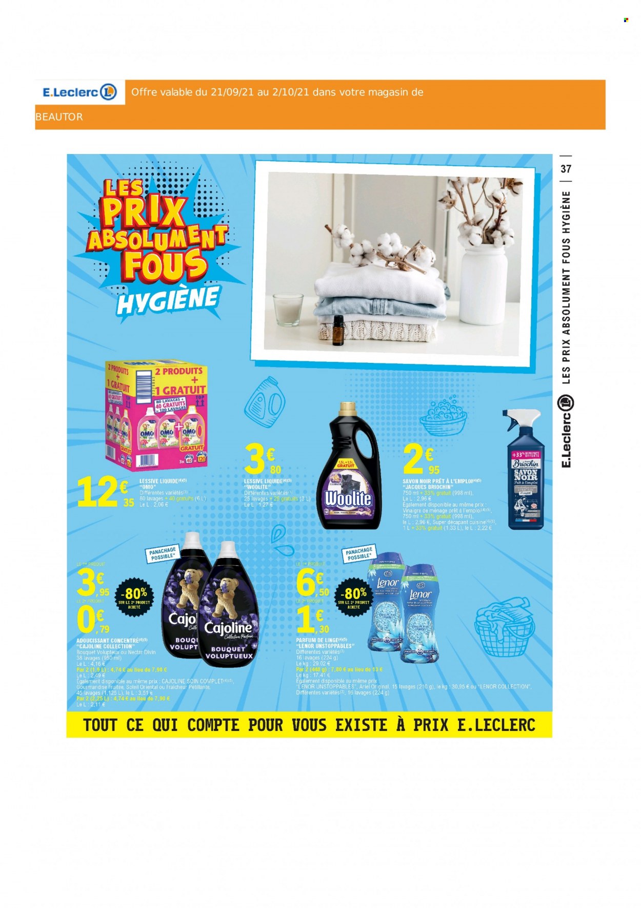 Catalogue E.Leclerc - 21/09/2021 - 02/10/2021. Page 37