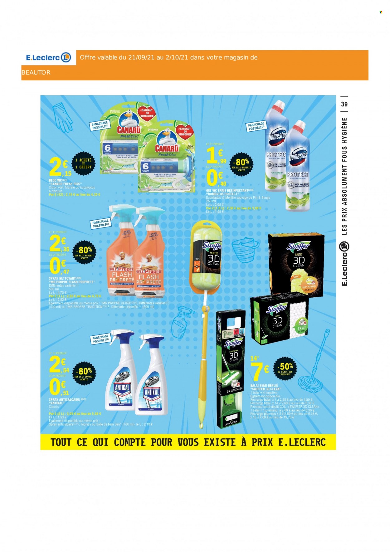 Catalogue E.Leclerc - 21/09/2021 - 02/10/2021. Page 39