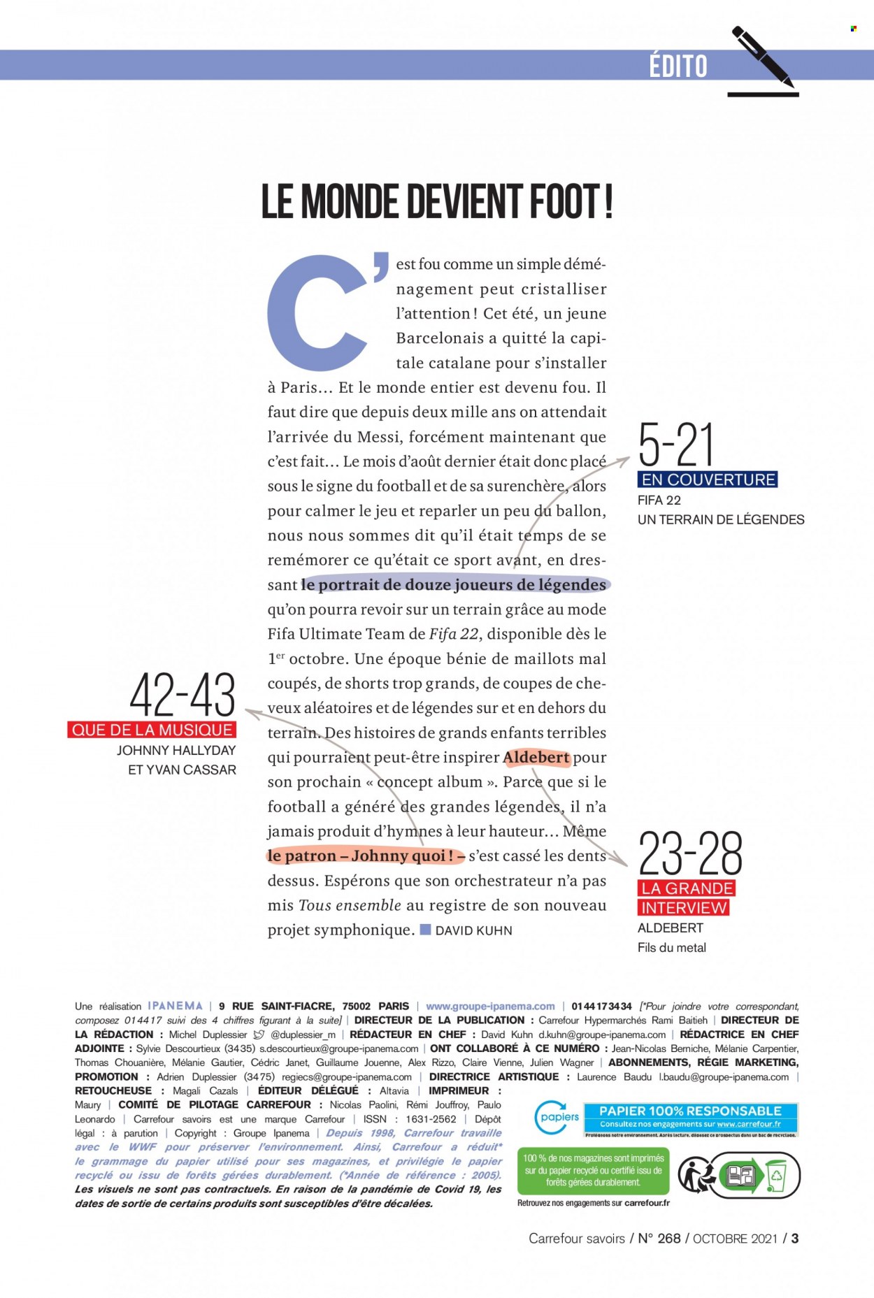 thumbnail - Catalogue Carrefour Hypermarchés - 01/10/2021 - 31/10/2021 - Produits soldés - shorts, jeans. Page 3.