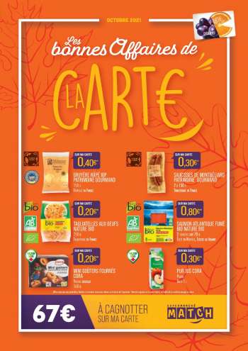 Catalogue Supermarché Match - 01/10/2021 - 31/10/2021.