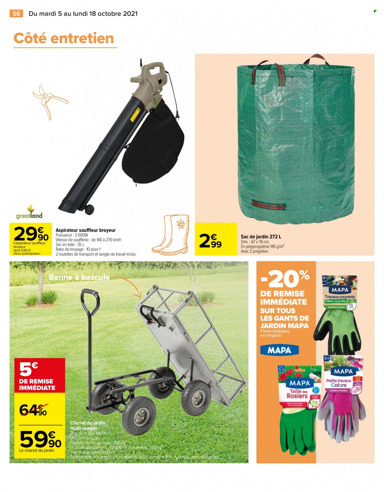 Catalogue Carrefour Hypermarchés - 05/10/2021 - 18/10/2021. Page 56