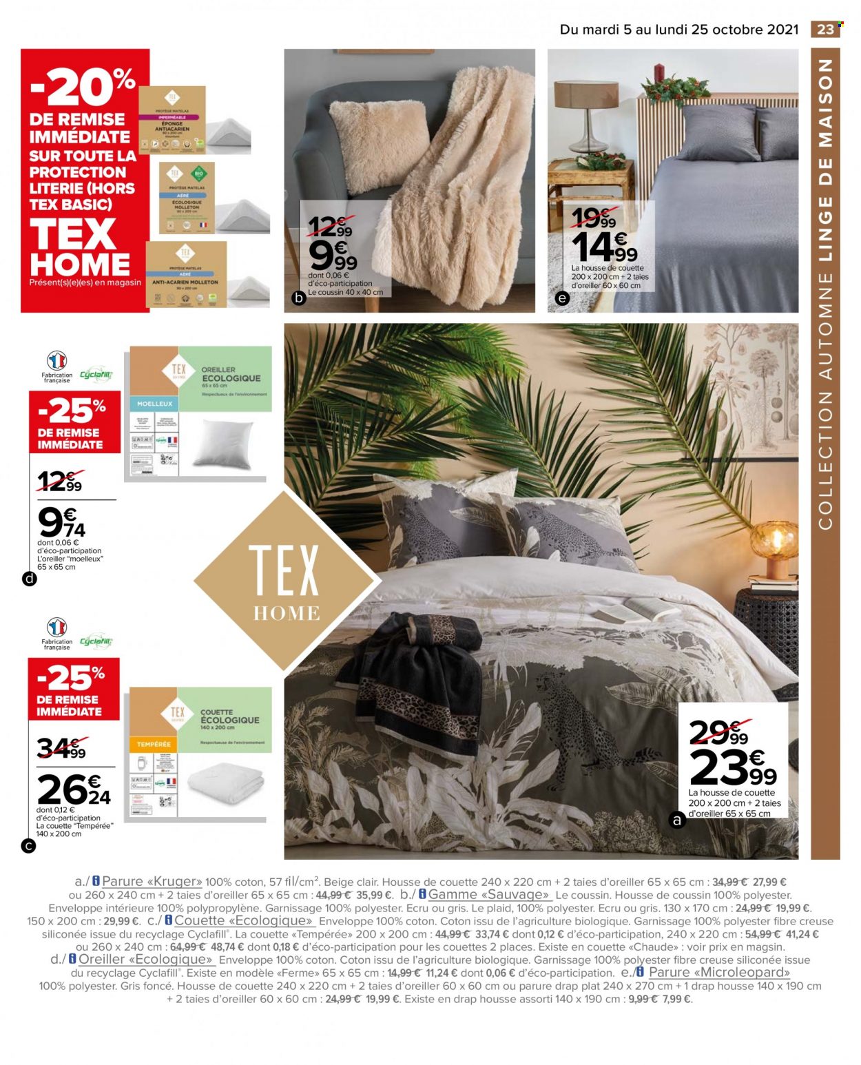 Catalogue Carrefour Hypermarchés - 05/10/2021 - 25/10/2021. Page 23