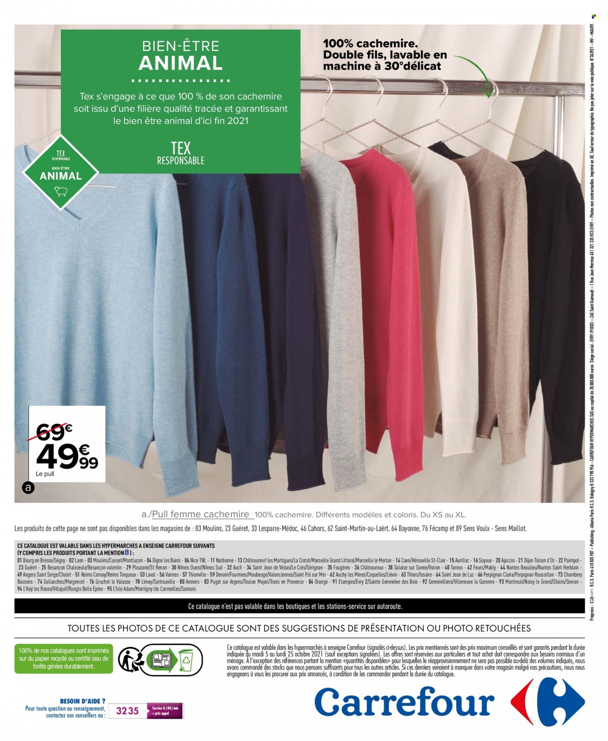 thumbnail - Catalogue Carrefour Hypermarchés - 05/10/2021 - 25/10/2021 - Produits soldés - pull. Page 24.