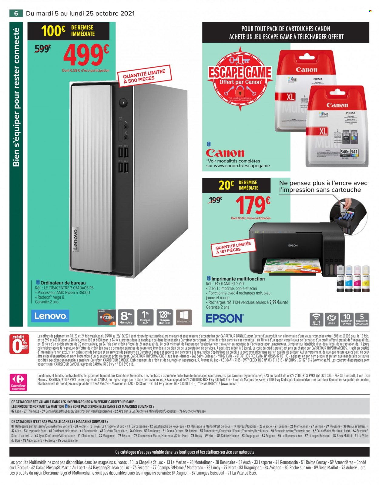 Catalogue Carrefour Hypermarchés - 05/10/2021 - 25/10/2021. Page 6