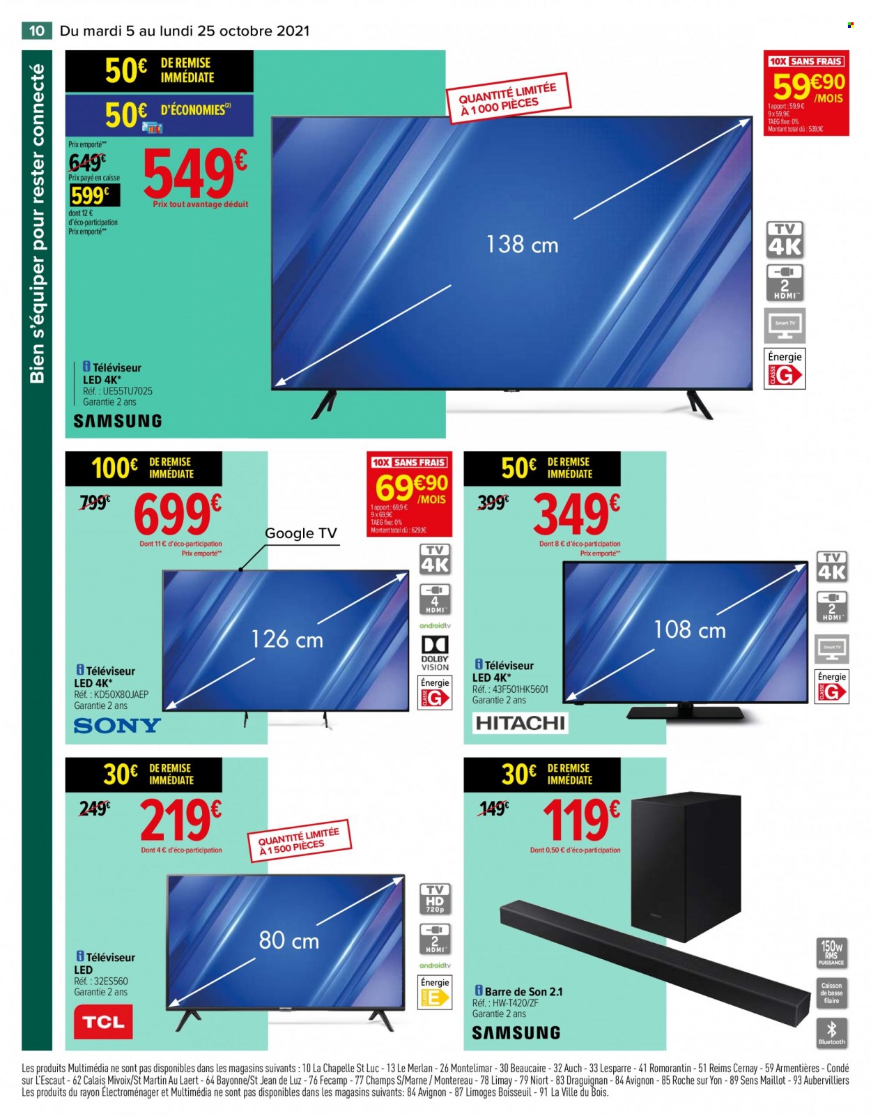 Catalogue Carrefour Hypermarchés - 05/10/2021 - 25/10/2021. Page 10