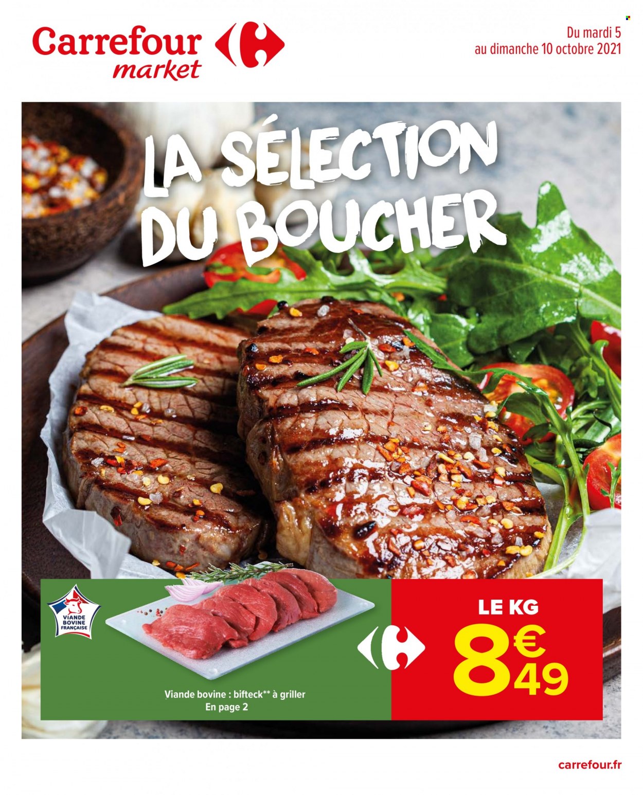 Catalogue Carrefour Market - 05/10/2021 - 10/10/2021. Page 1