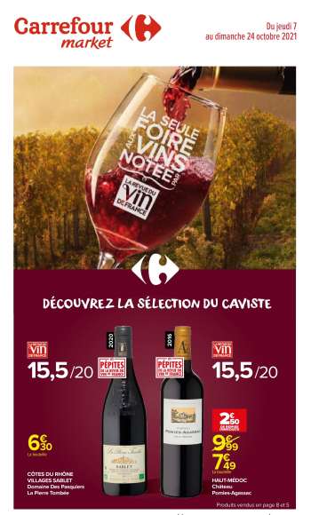 Catalogue Carrefour Market - 07/10/2021 - 24/10/2021.