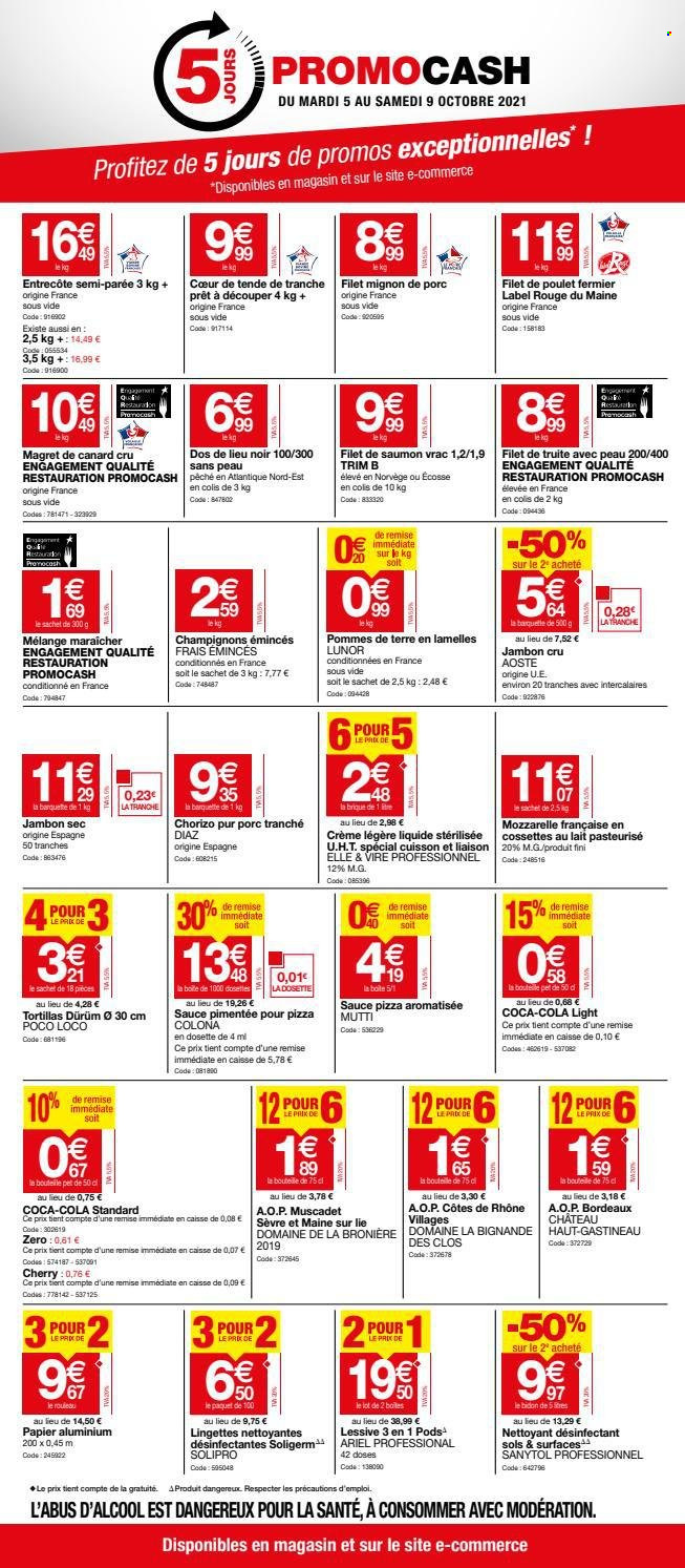 Catalogue Promocash - 05/10/2021 - 09/10/2021. Page 1