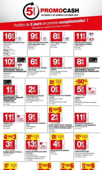 Catalogue Promocash - 05/10/2021 - 09/10/2021.