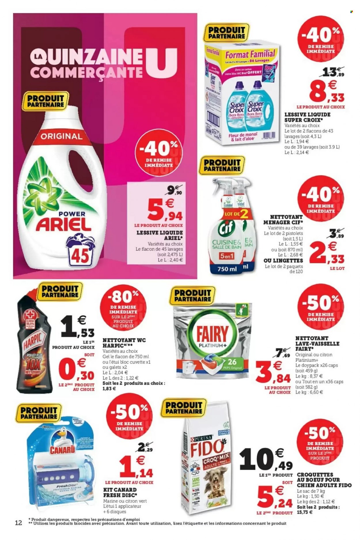 Catalogue SUPER U - 05/10/2021 - 16/10/2021. Page 12