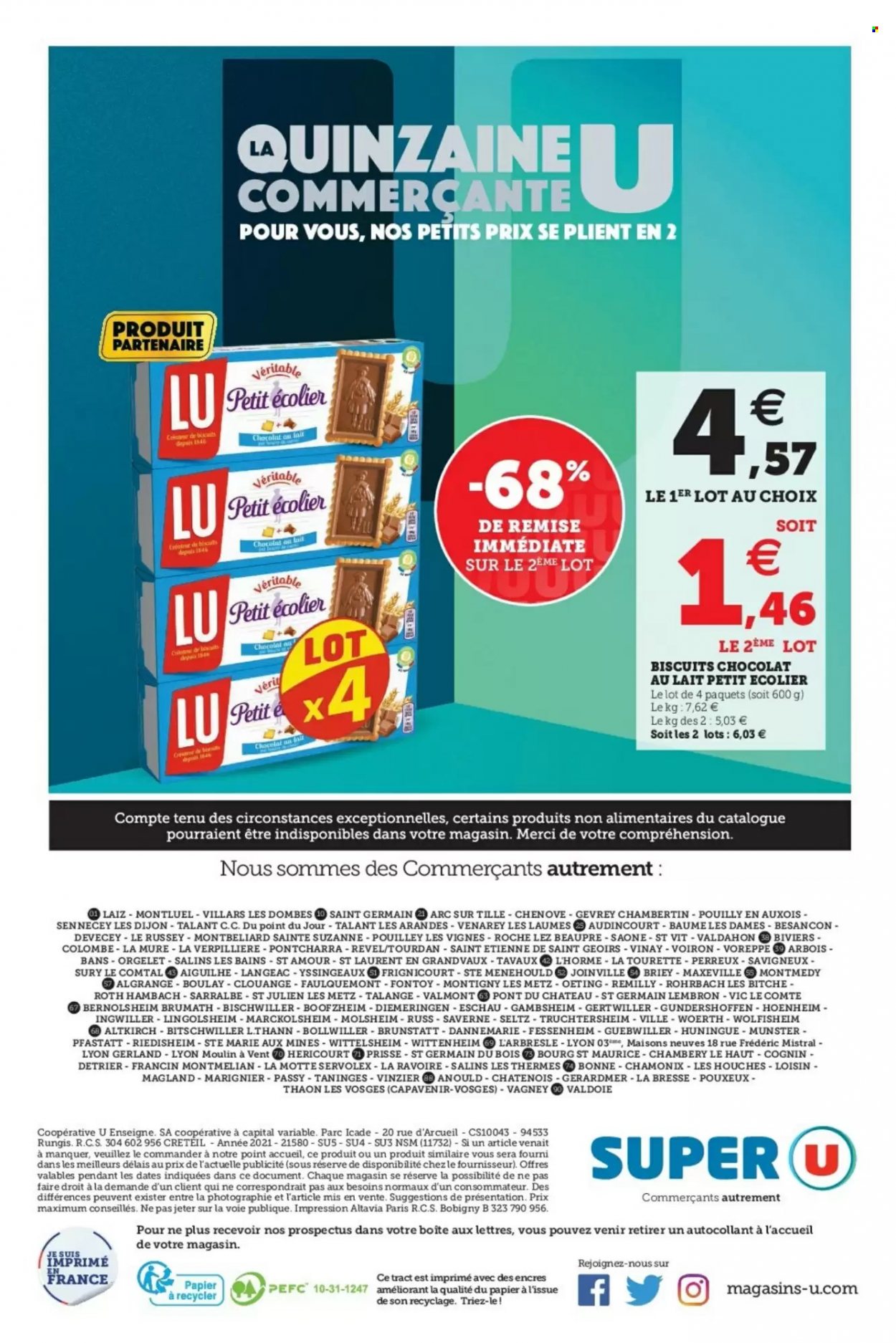 Catalogue SUPER U - 05/10/2021 - 16/10/2021. Page 36