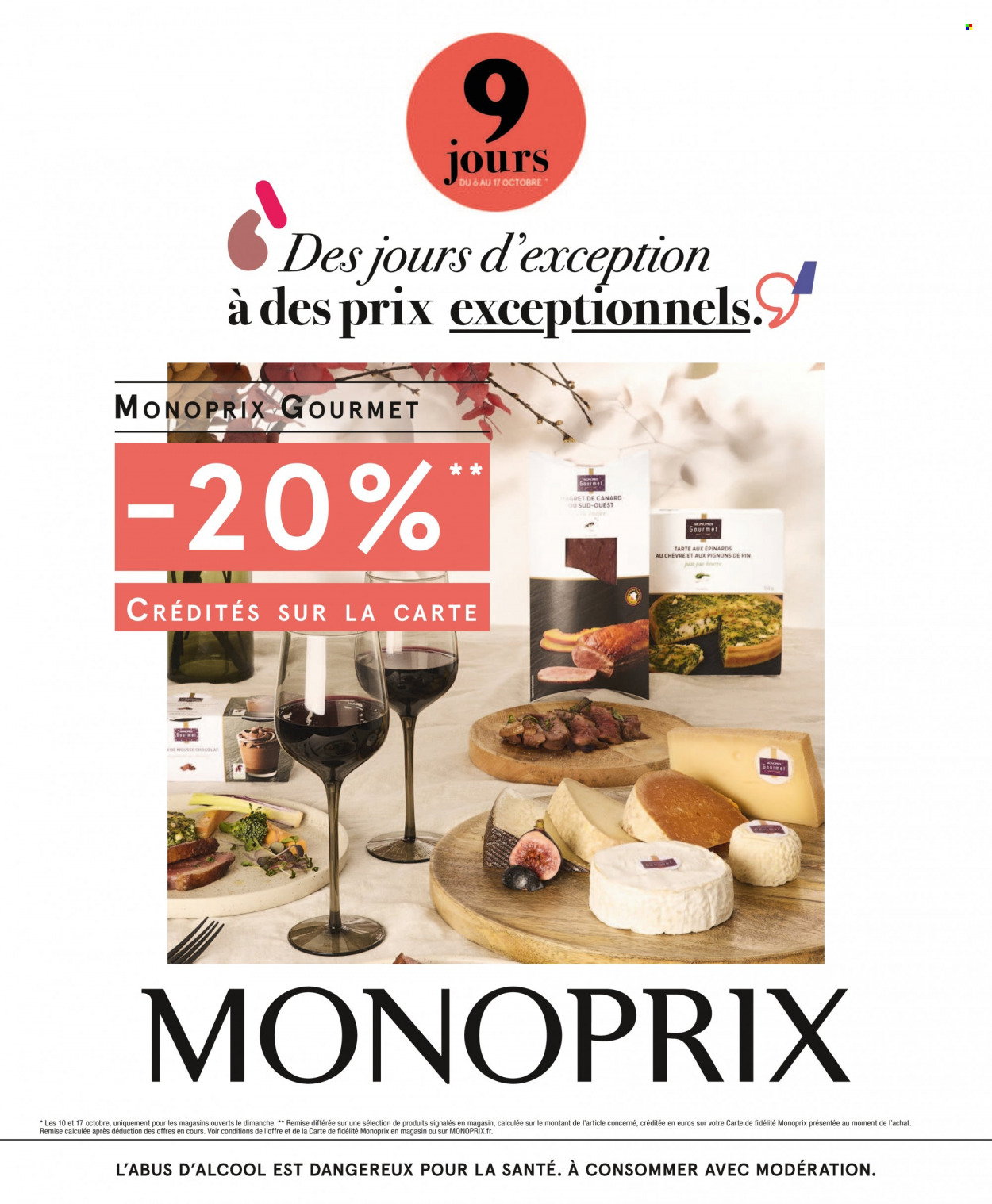 thumbnail - Catalogue Monoprix - 06/10/2021 - 17/10/2021 - Produits soldés - épinard, tarte. Page 1.
