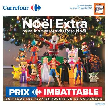 Catalogue Carrefour Hypermarchés - 12/10/2021 - 01/12/2021.