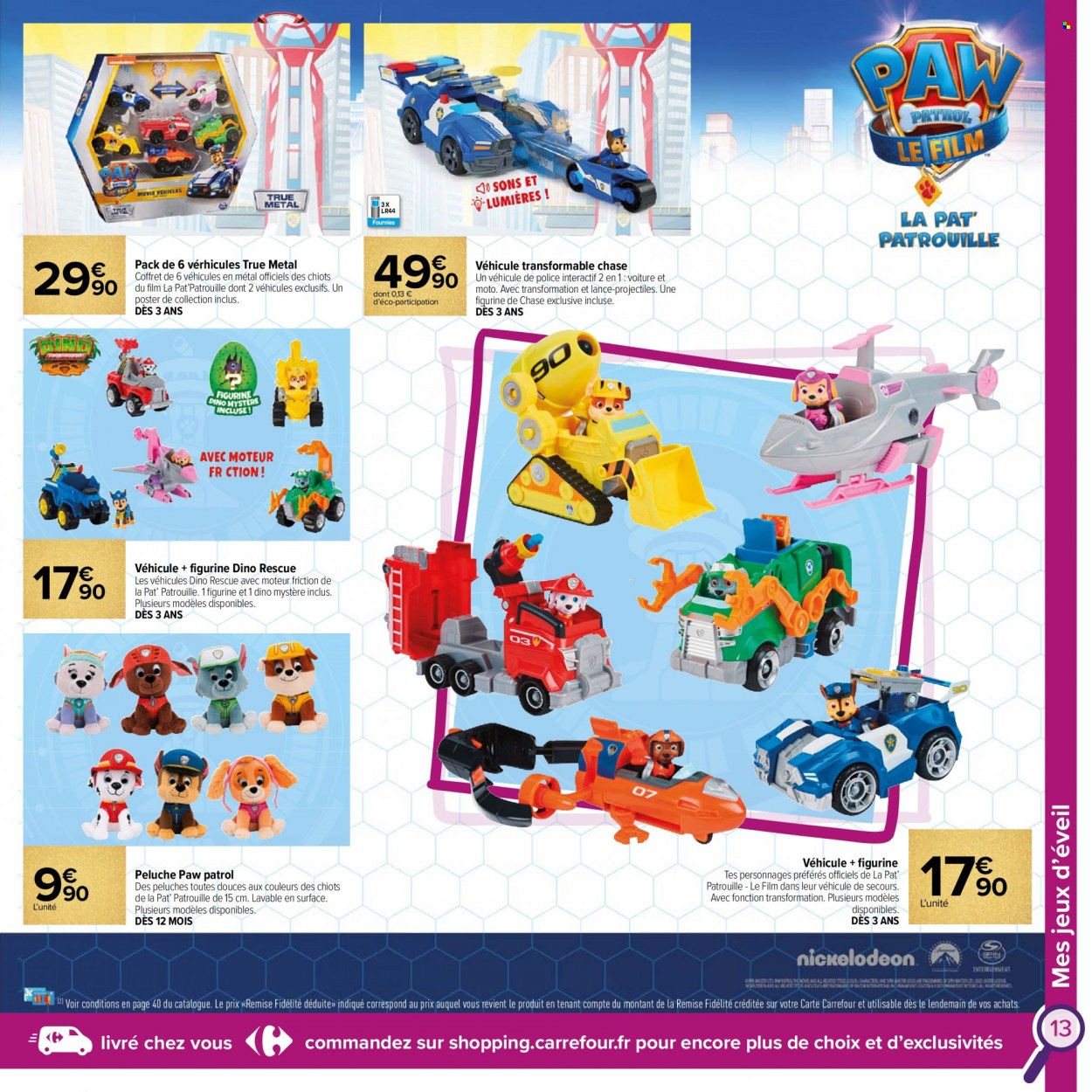 thumbnail - Catalogue Carrefour Hypermarchés - 12/10/2021 - 01/12/2021 - Produits soldés - peluche, moto, véhicule jouet. Page 13.