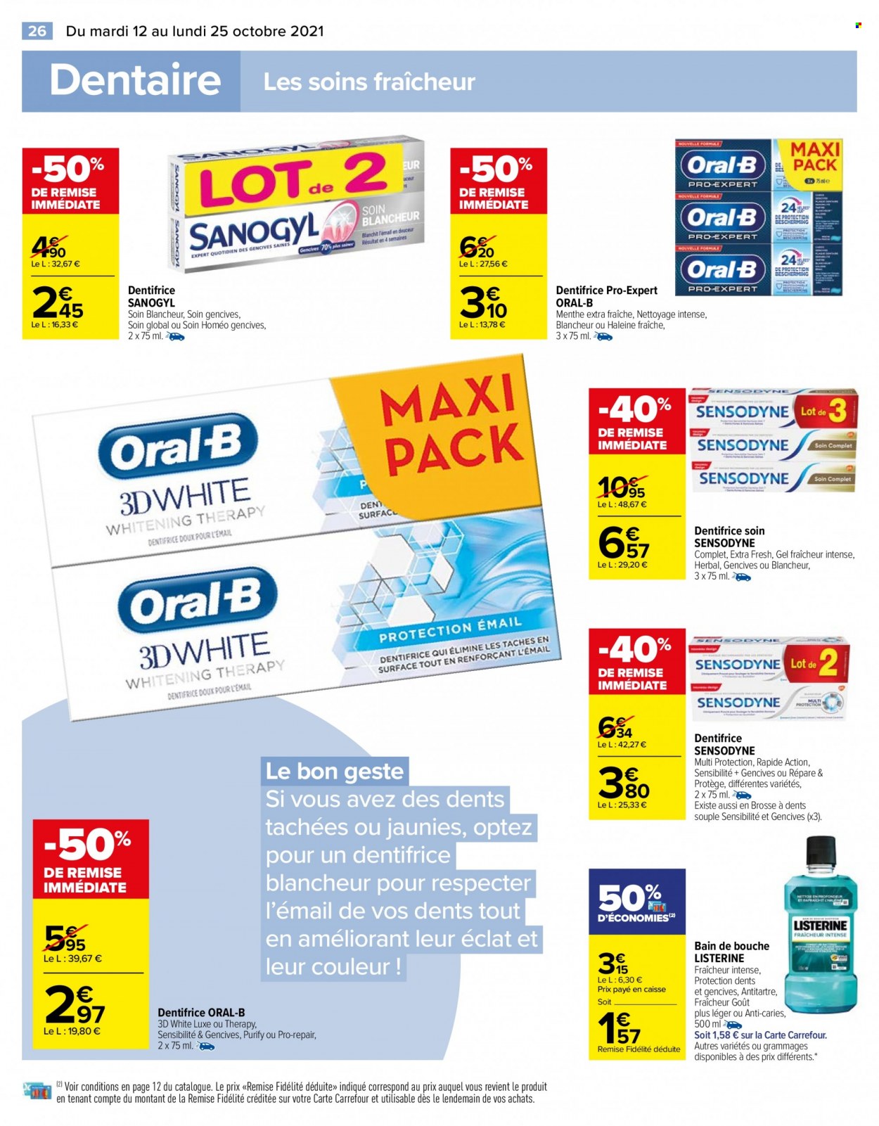 Catalogue Carrefour Hypermarchés - 12/10/2021 - 25/10/2021. Page 26