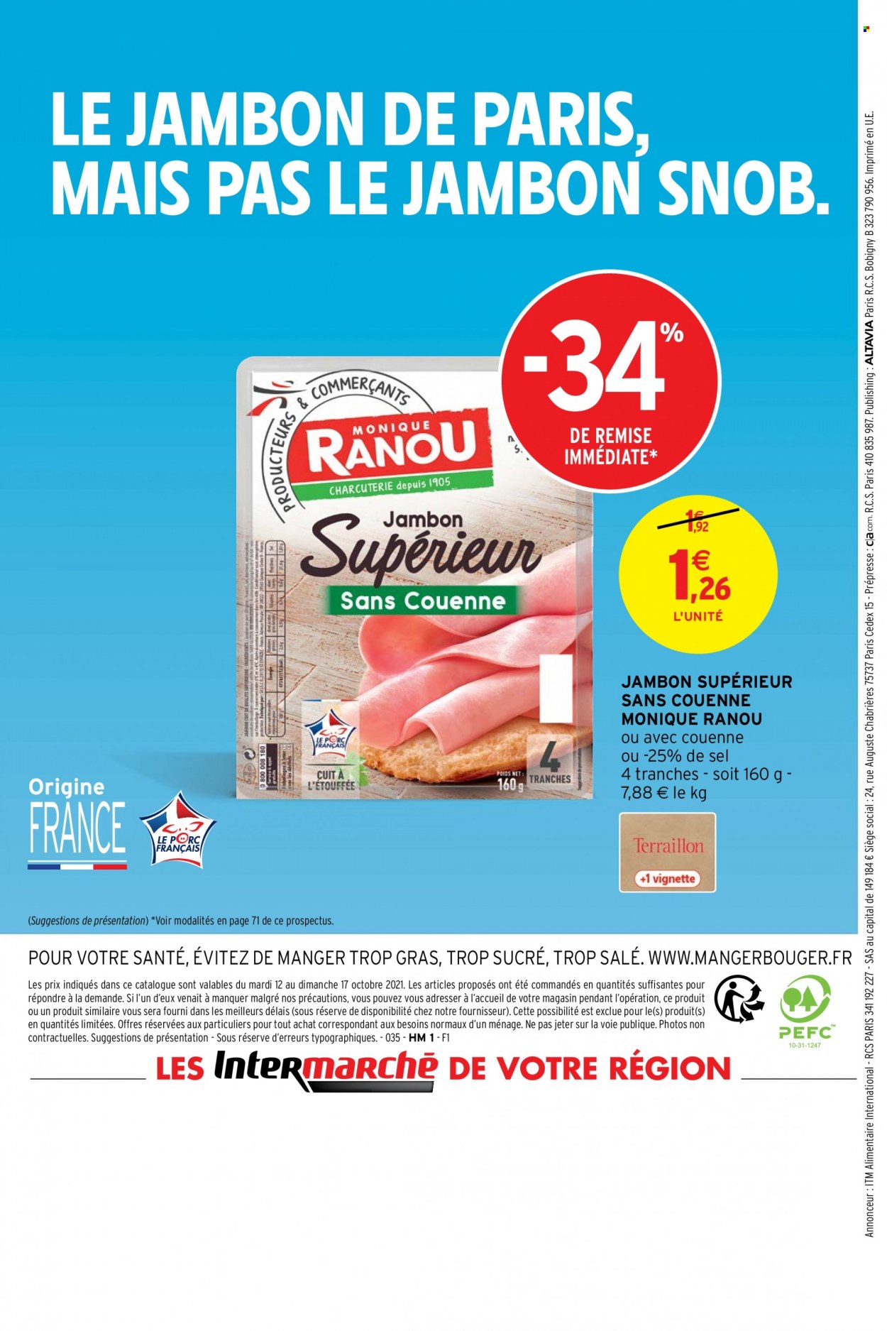 Catalogue Intermarché Hyper - 12/10/2021 - 17/10/2021. Page 96