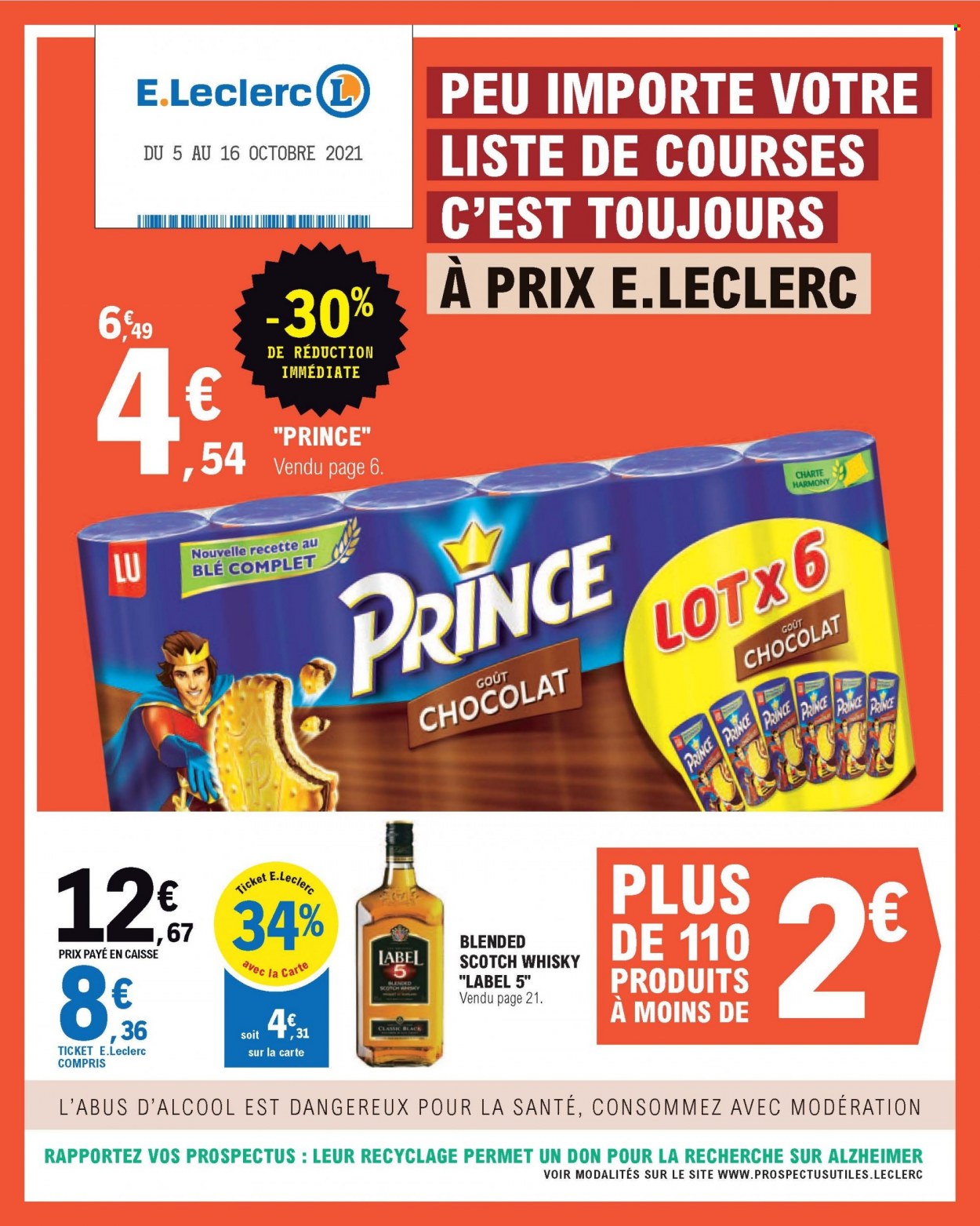 Catalogue E.Leclerc - 05/10/2021 - 16/10/2021. Page 1