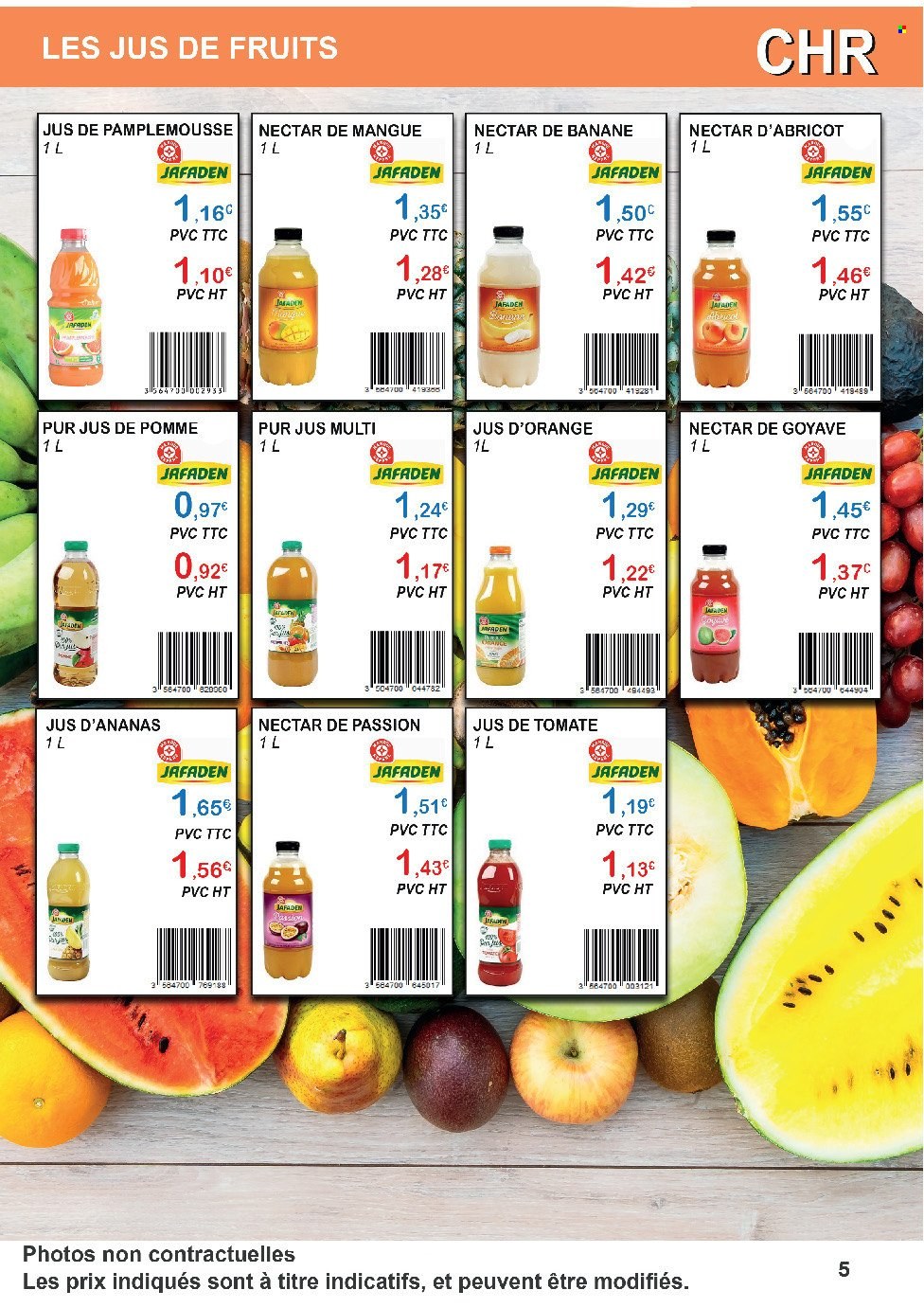 thumbnail - Catalogue E.Leclerc - 28/02/2021 - 01/03/2022 - Produits soldés - bananes, jus d'orange, nectar, pur jus, jus de pomme. Page 8.