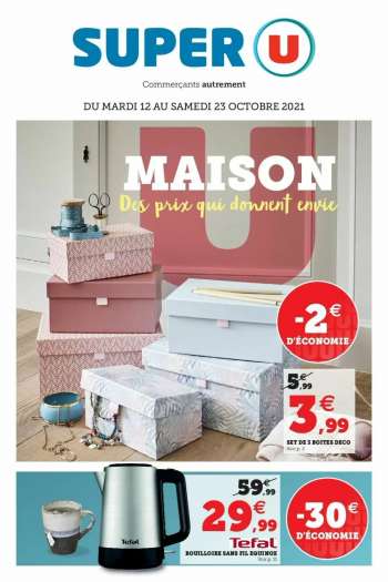 Catalogue SUPER U - 12/10/2021 - 23/10/2021.
