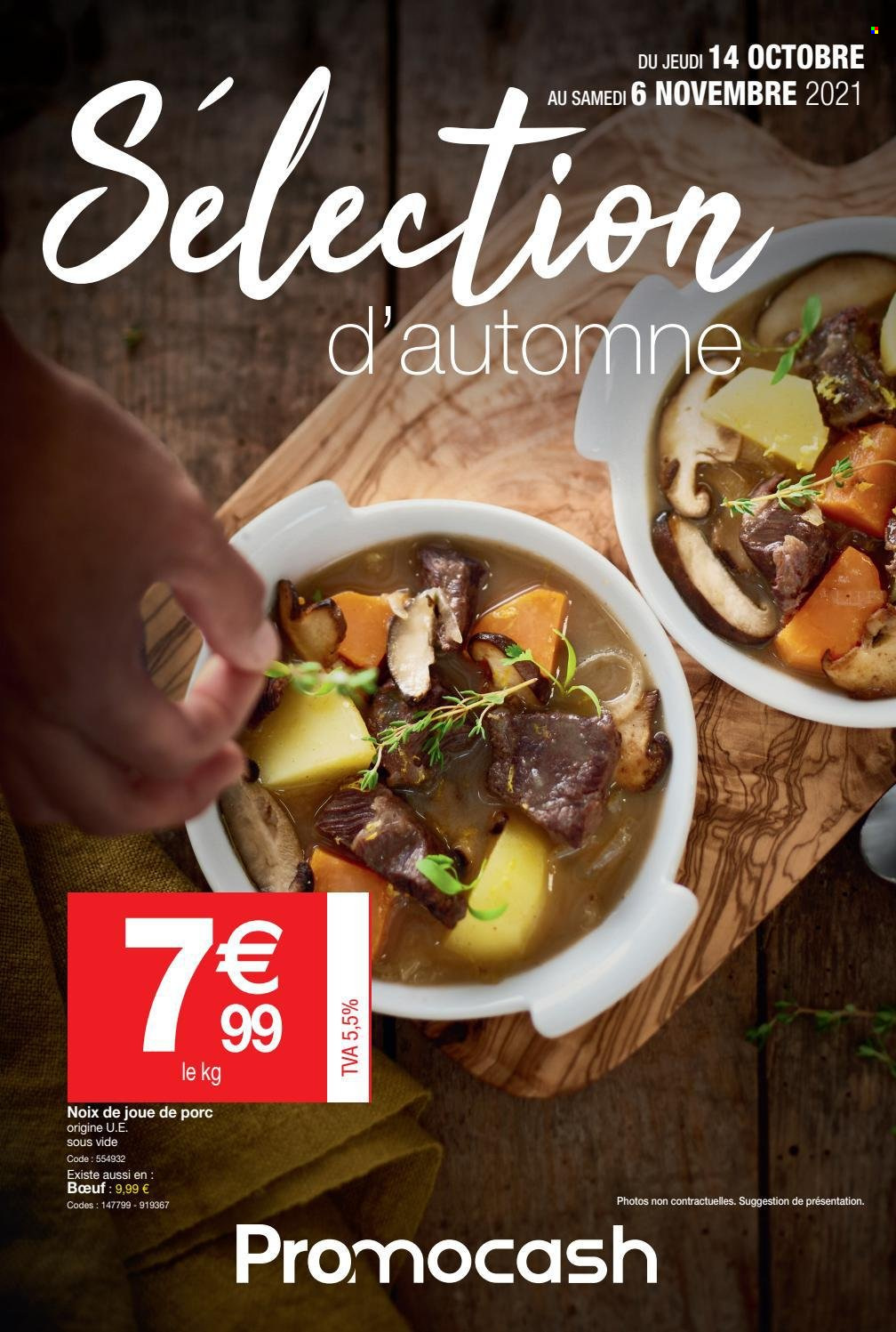 Catalogue Promocash - 14/10/2021 - 06/11/2021. Page 1