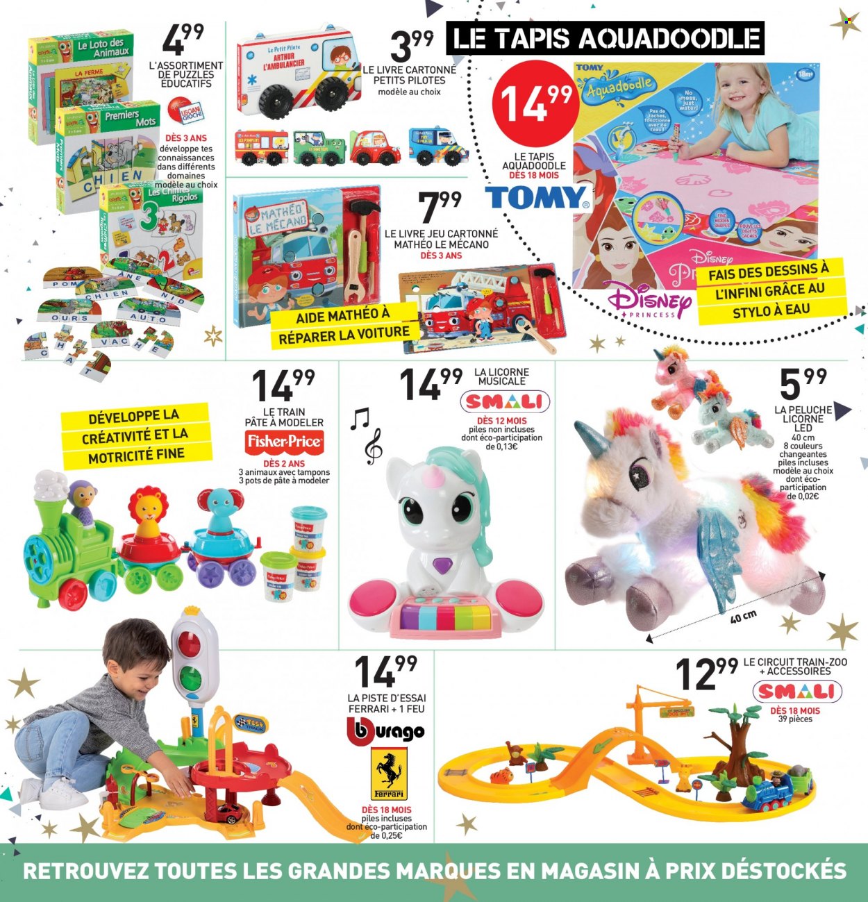 thumbnail - Catalogue Stokomani - 15/10/2021 - 09/11/2021 - Produits soldés - stylo, livre, tapis, licorne, puzzle, jeu, peluche, train. Page 4.