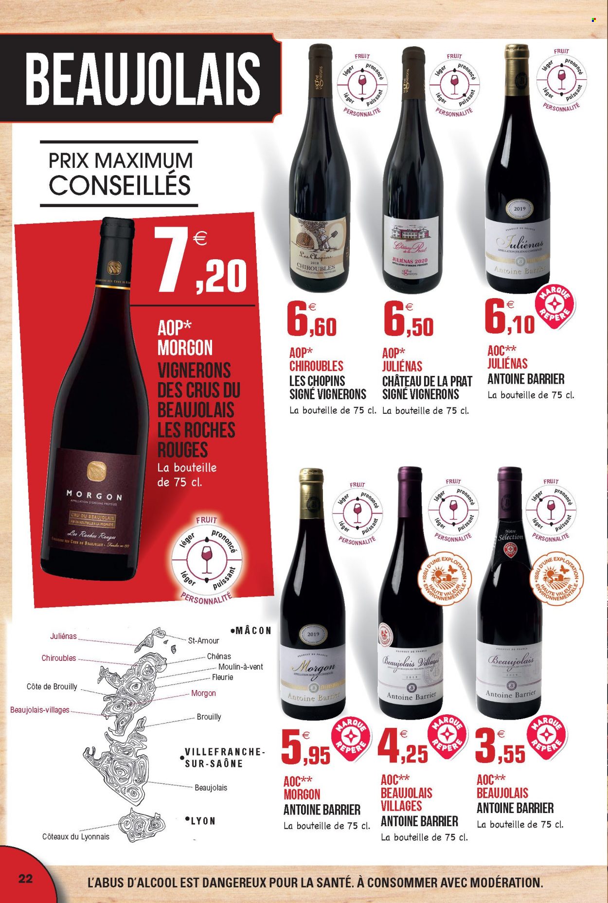 thumbnail - Catalogue E.Leclerc - 30/08/2021 - 31/12/2022 - Produits soldés - LU, Beaujolais. Page 22.