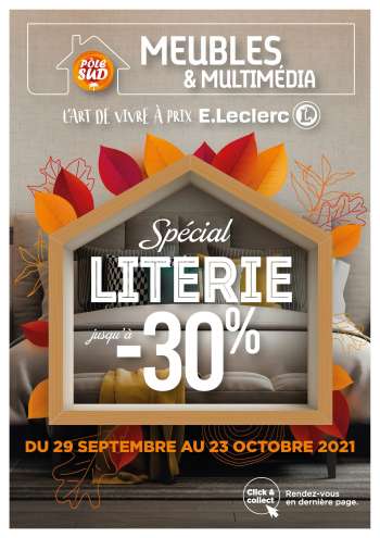 Catalogue E.Leclerc - 29/09/2021 - 24/10/2021.